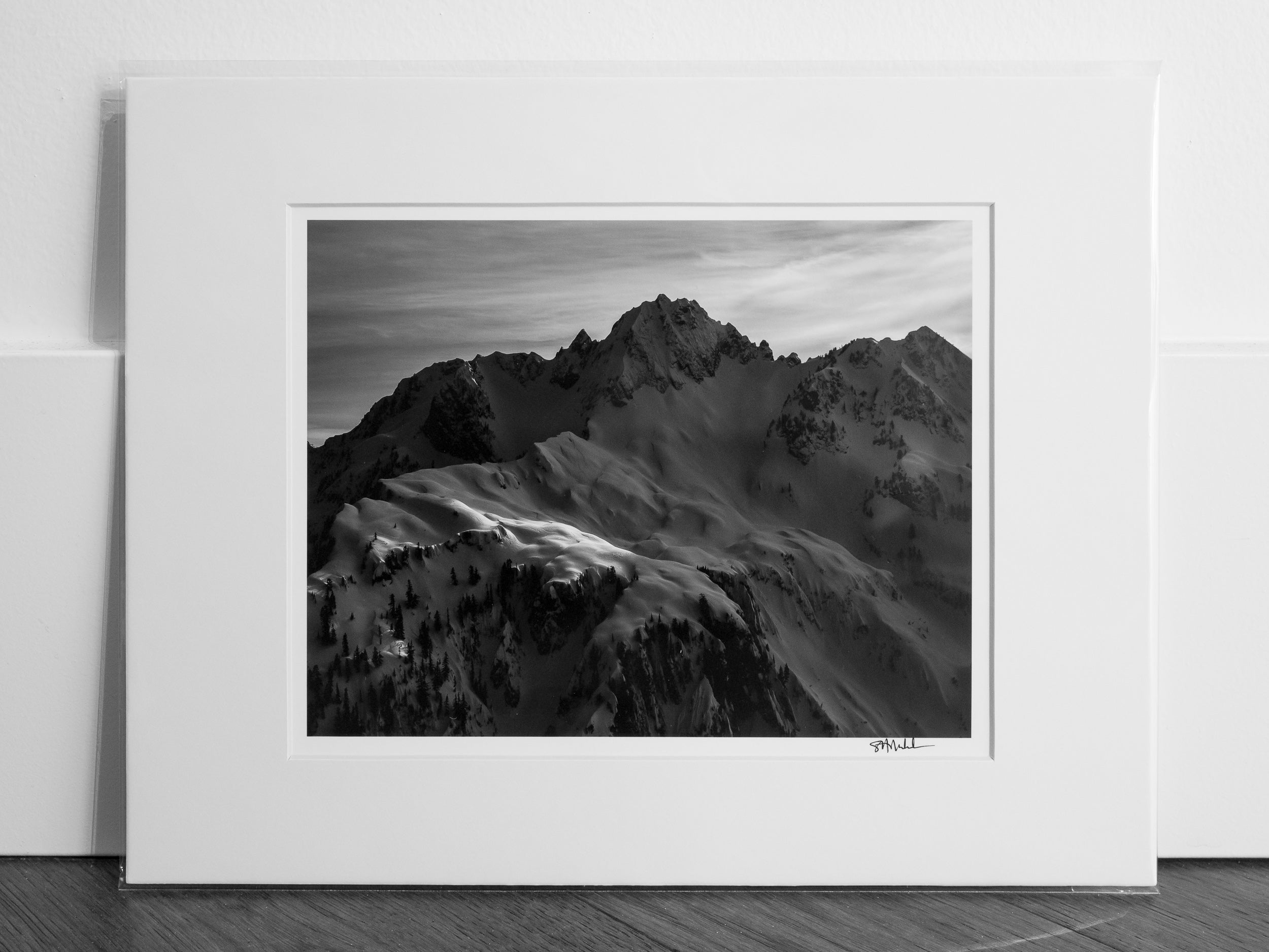 Pocket of Sunlight on Chair Peak Shoulder: 8x10 Open Edition Matted Print