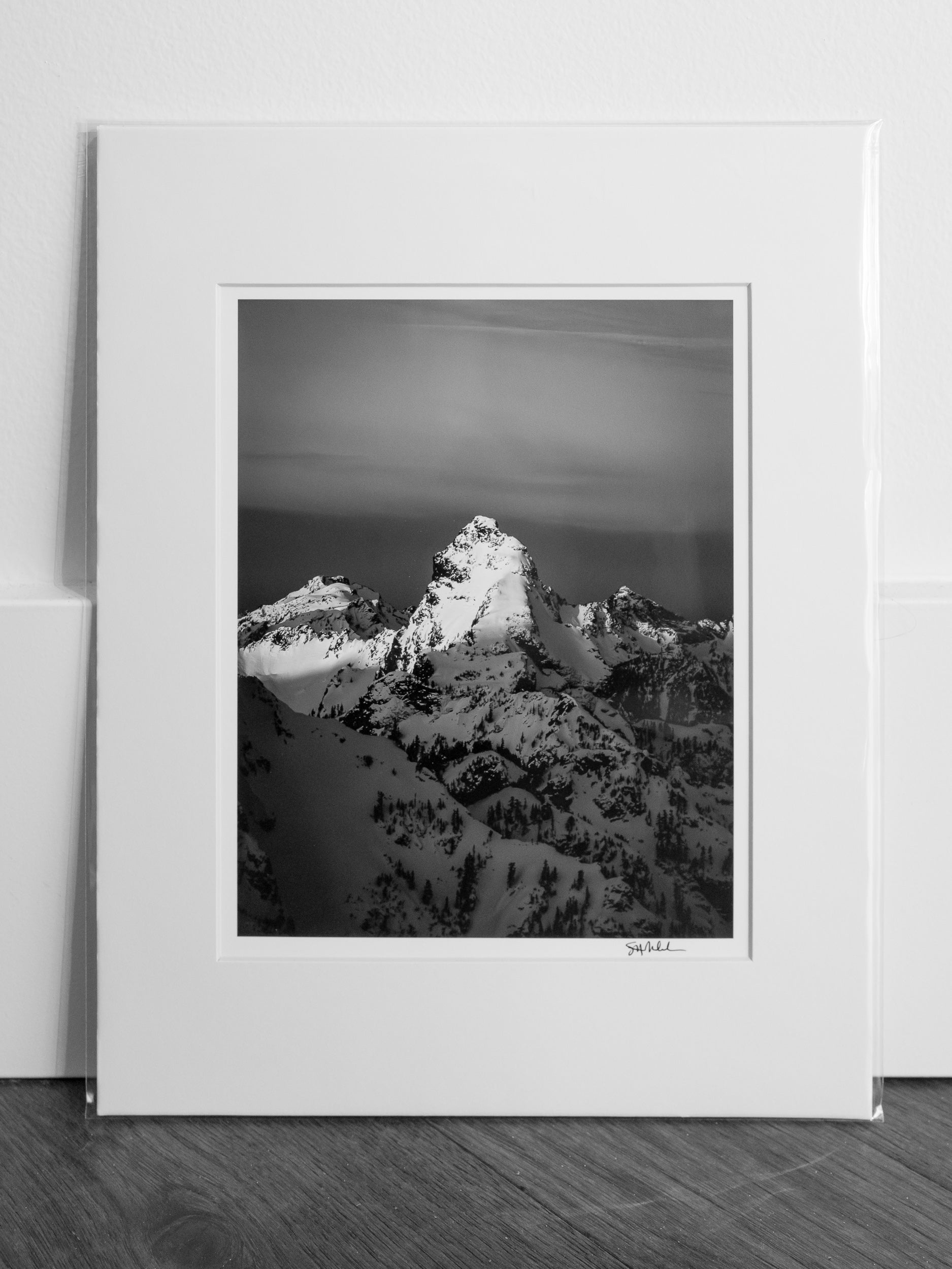 Thomson Peak East Face at Sunrise: 8x10 Open Edition Matted Print