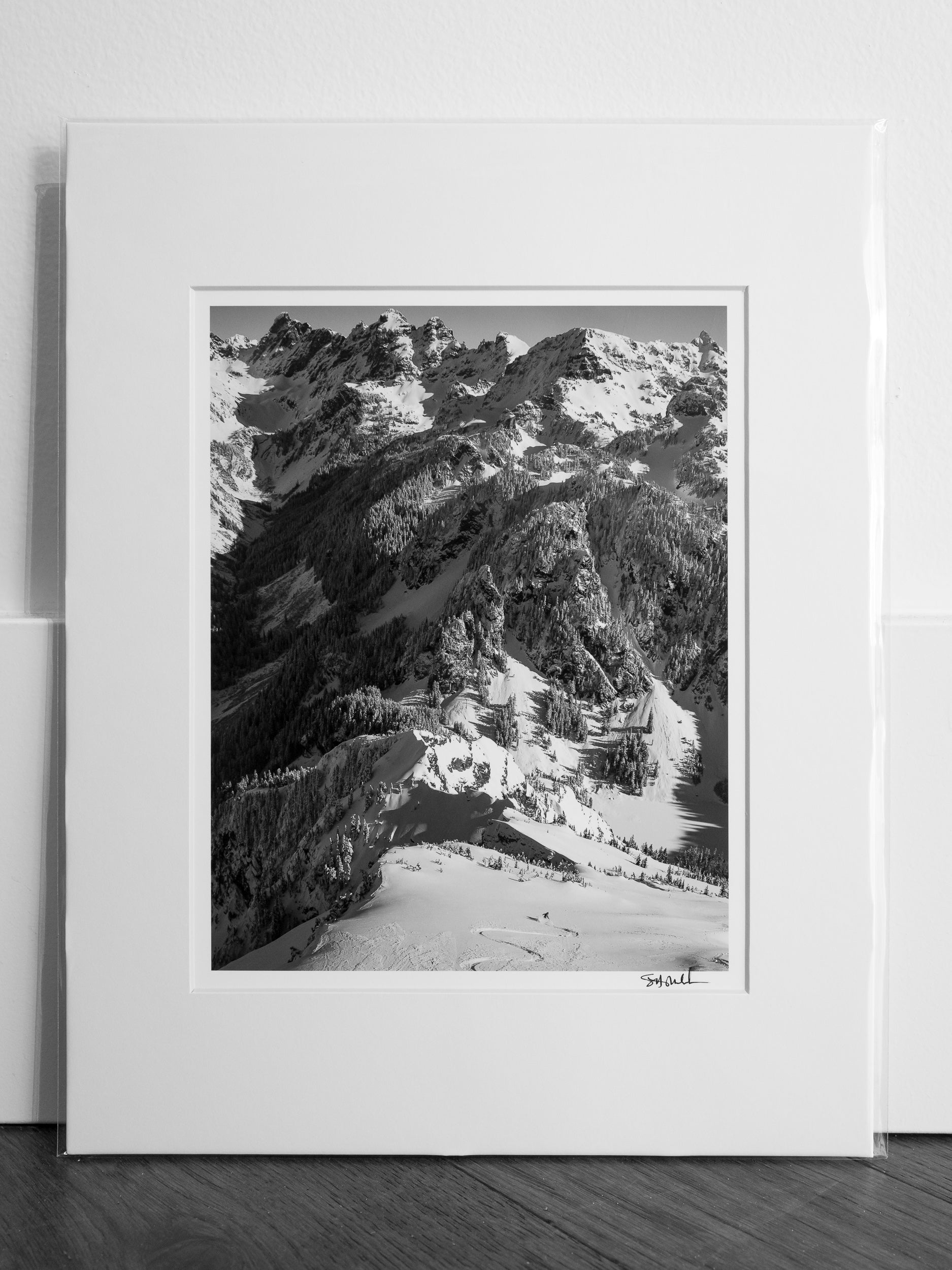 Thomson Peak East Face Ski Descent: 8x10 Open Edition Matted Print