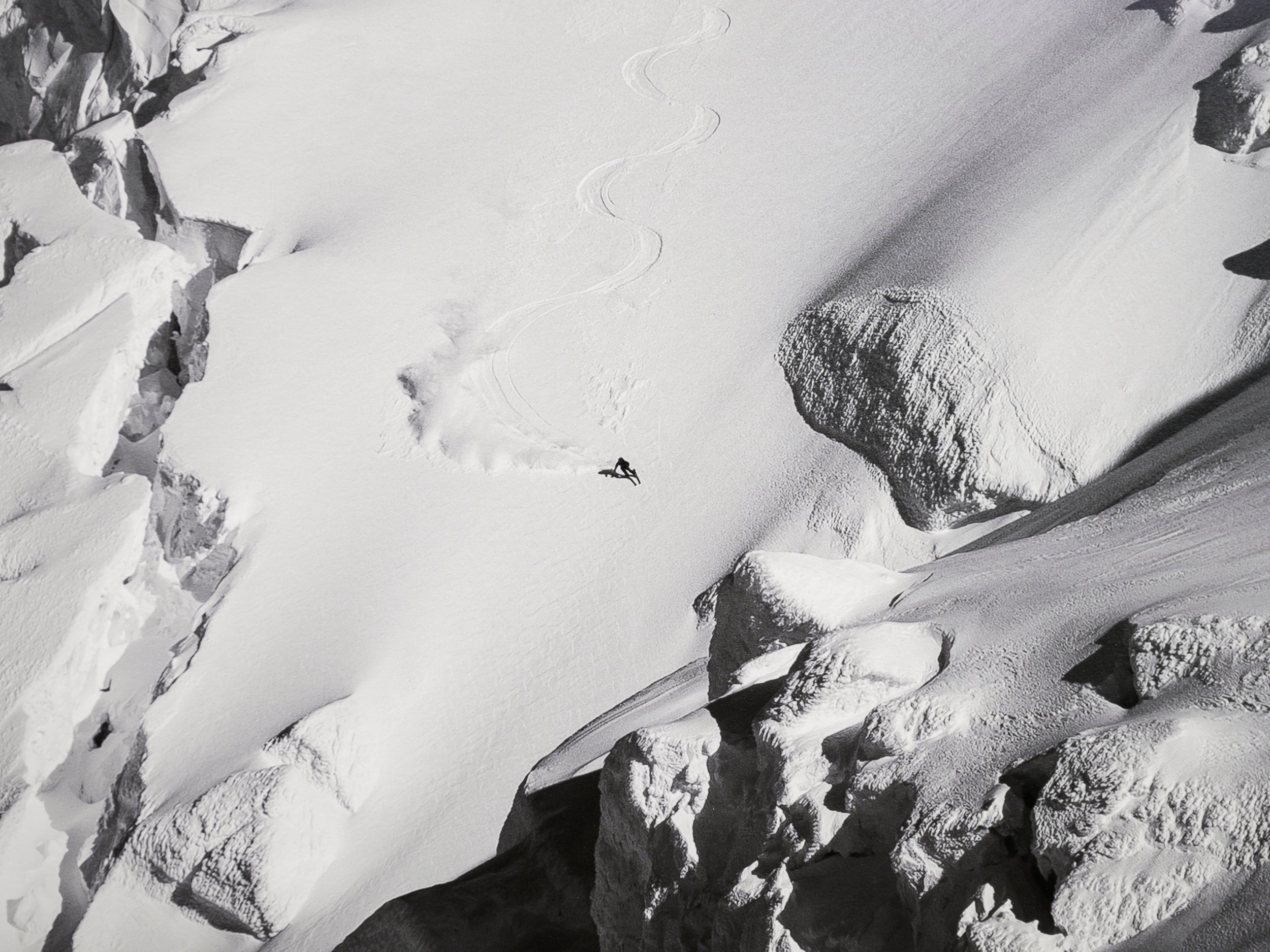 Skiing the Roman Mustache: Limited Edition Print