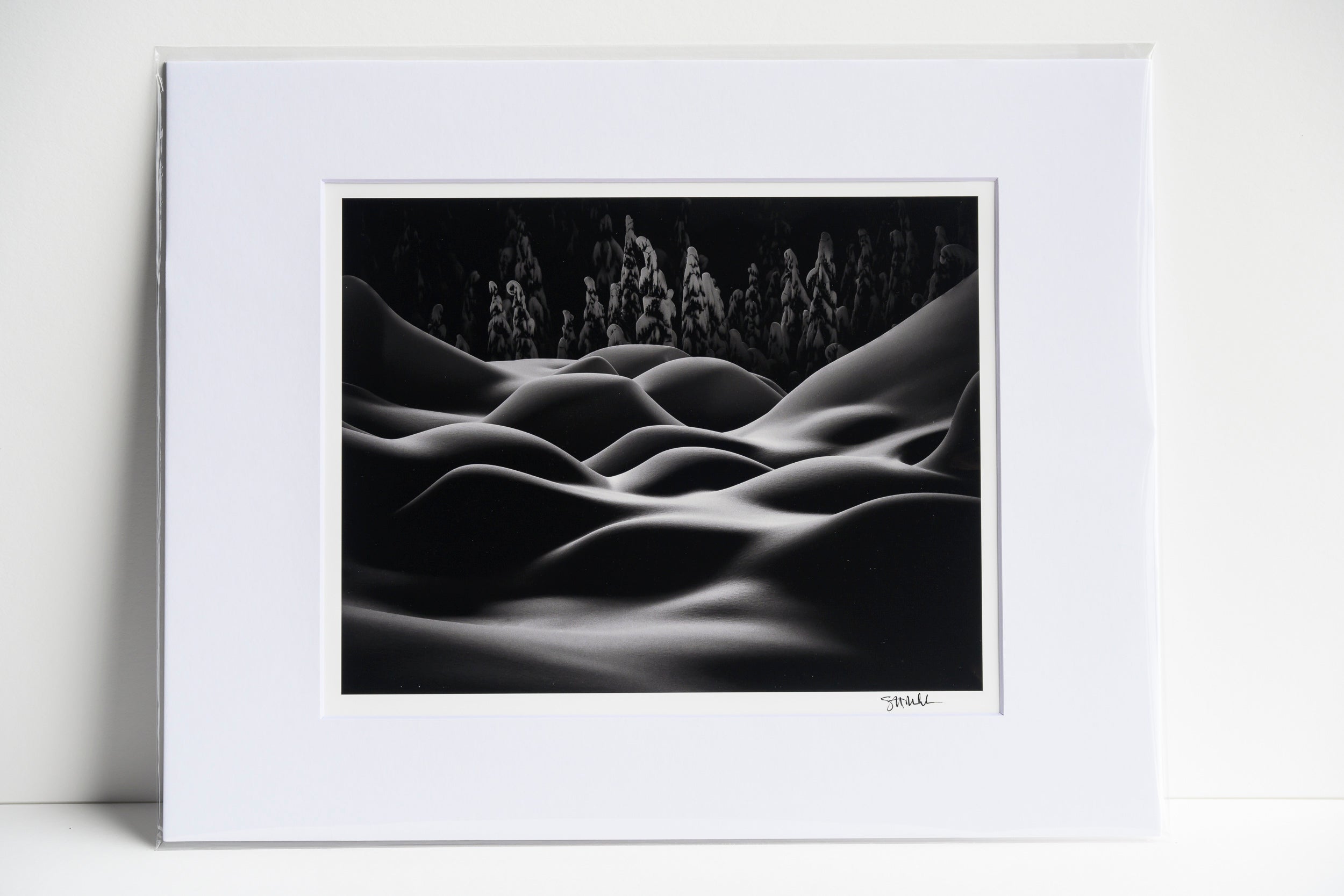 Blanketed Boulders above Gold Creek: Matted 8x10 Print