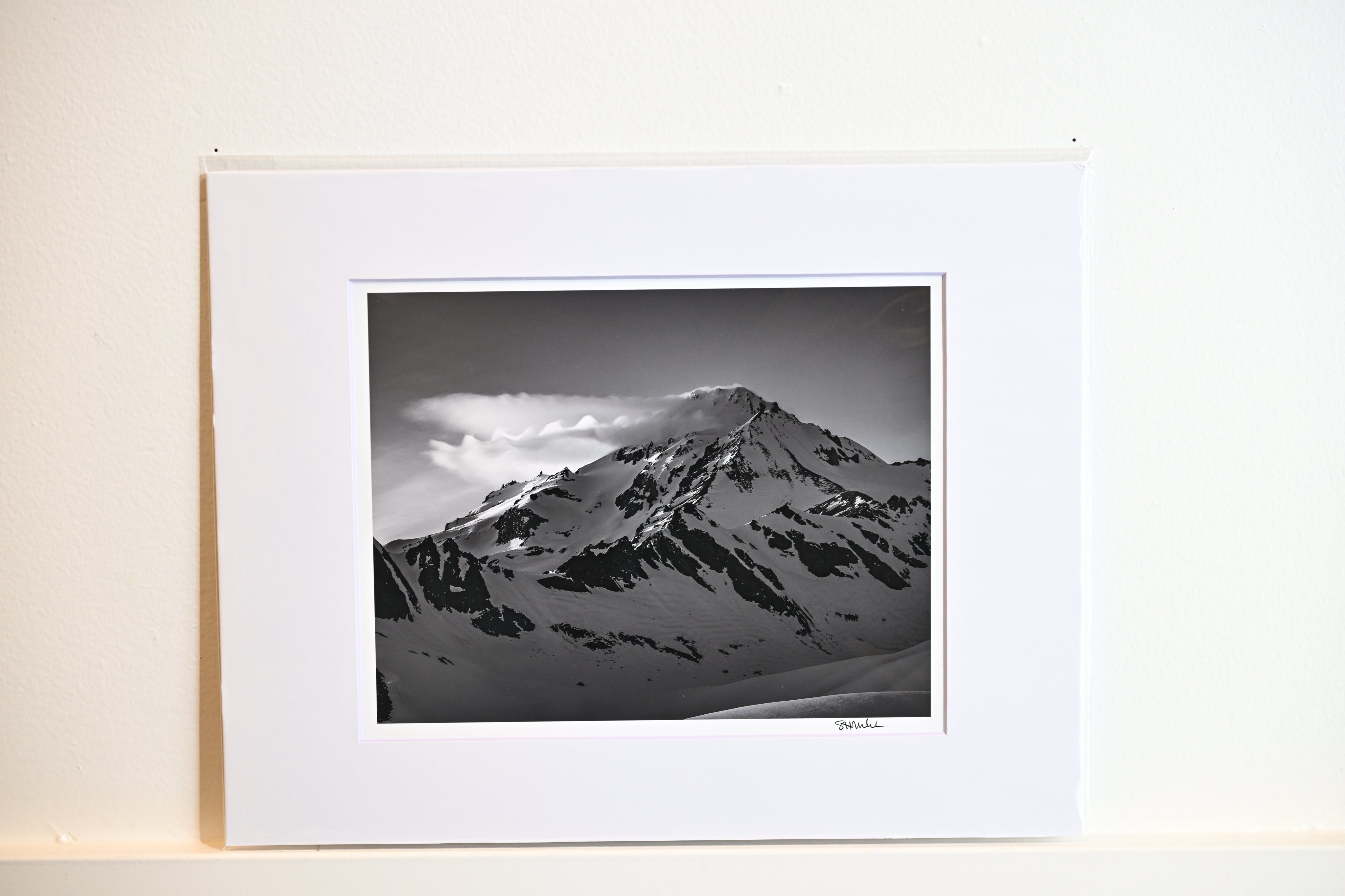 Wave Clouds on Glacier Peak: 8x10 Open Edition Matted Print
