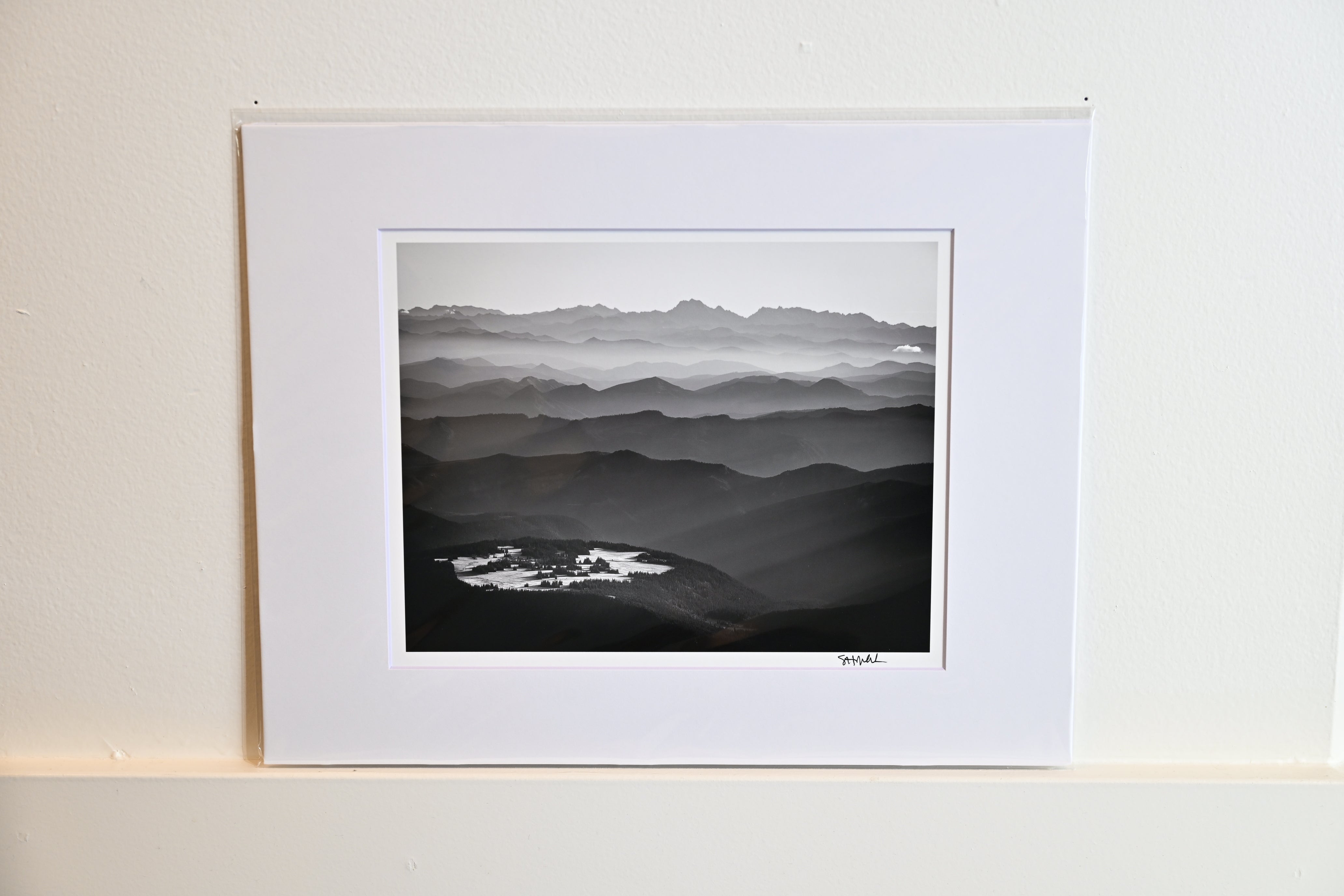 Grand Park and the North Cascades from Ptarmigan Ridge: 8x10 Open Edition Matted Print