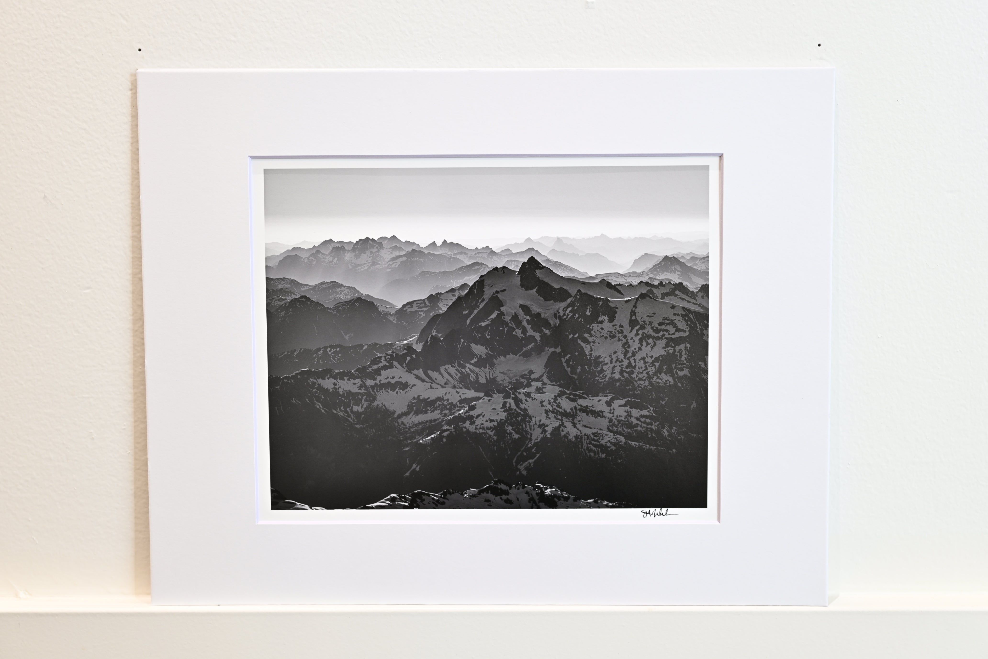 Mount Shuksan and Picket Range from Baker Summit: 8x10 Open Edition Matted Print