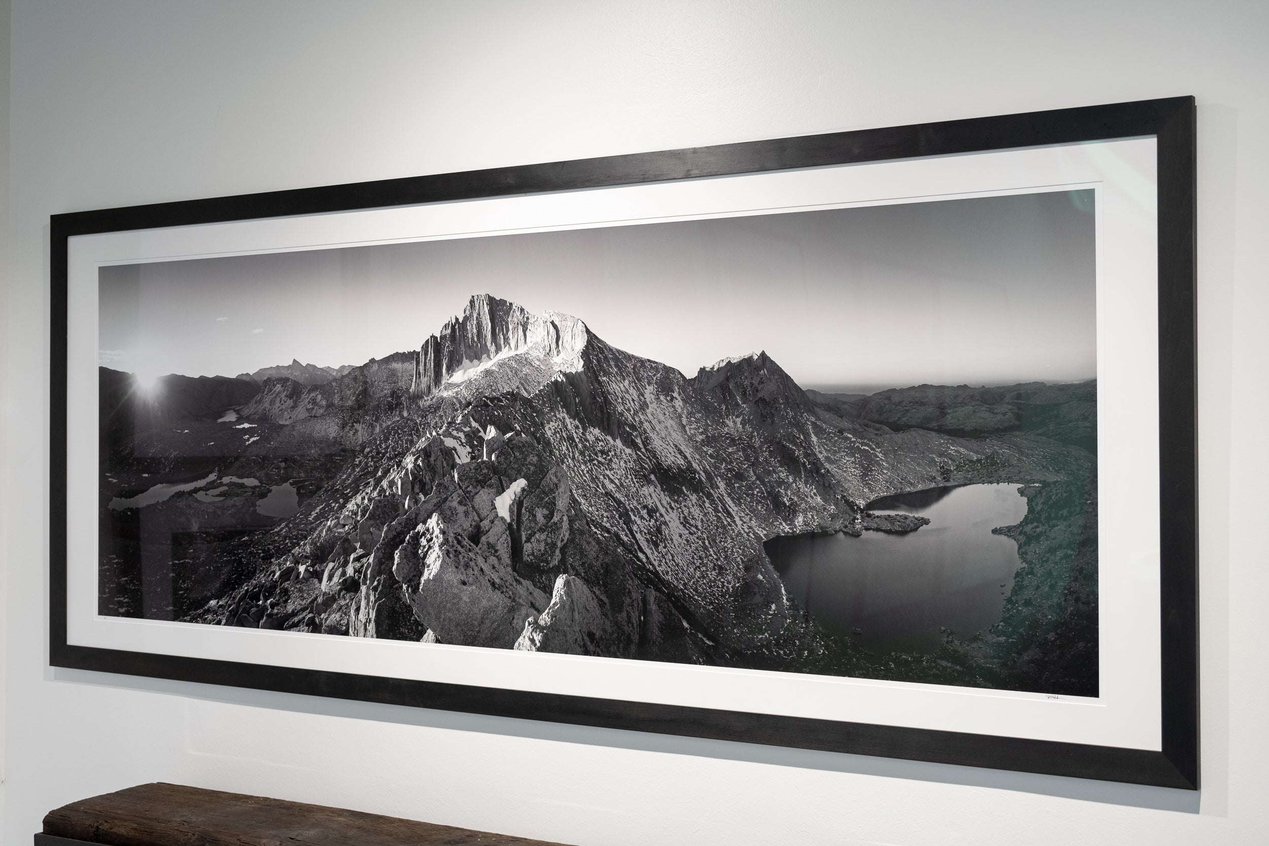 Hardwood Gallery Framing for 30x88 Prints - Gallery Pickup Only