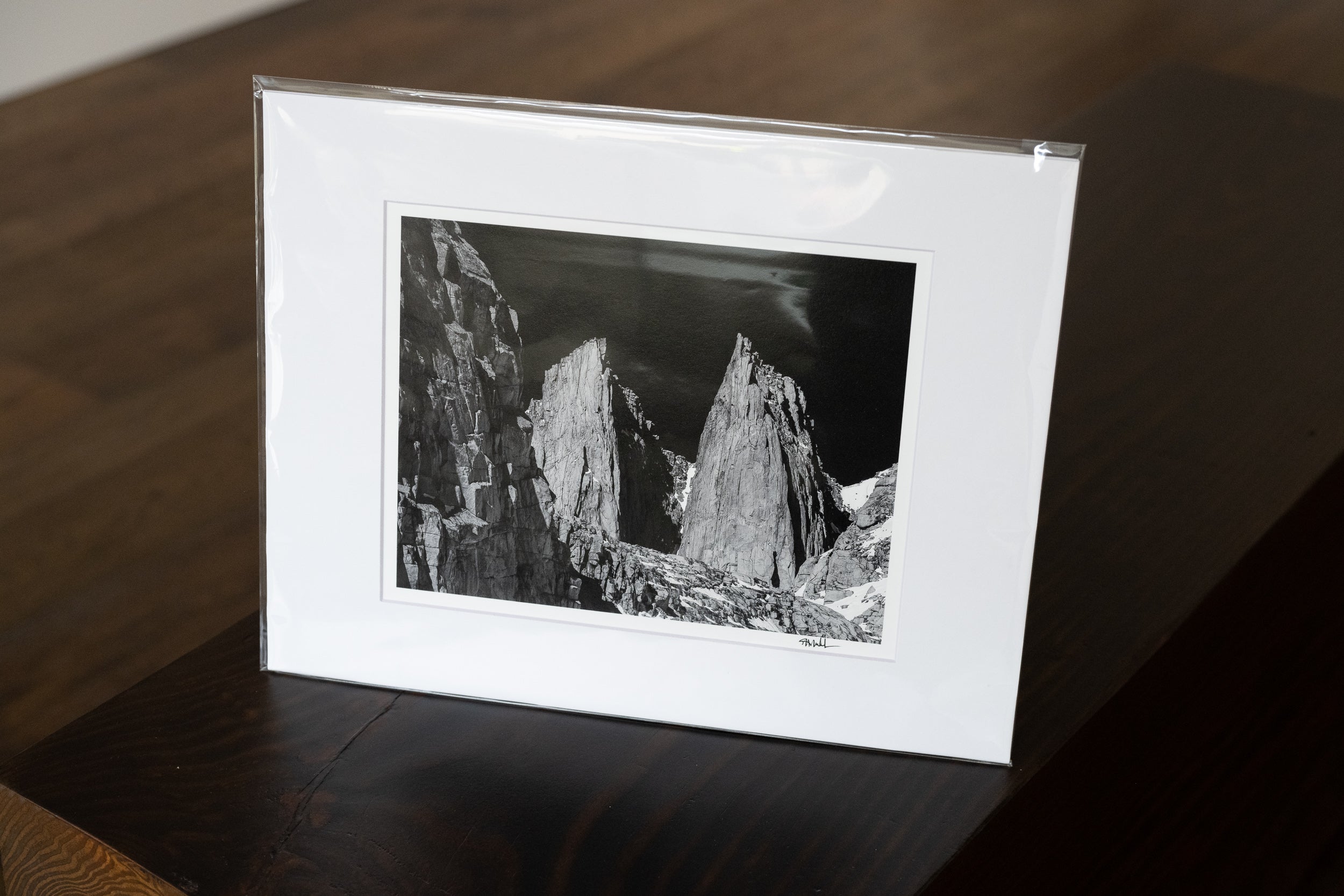 Keeler Needle and Crooks Peak: Matted 8x10 Print