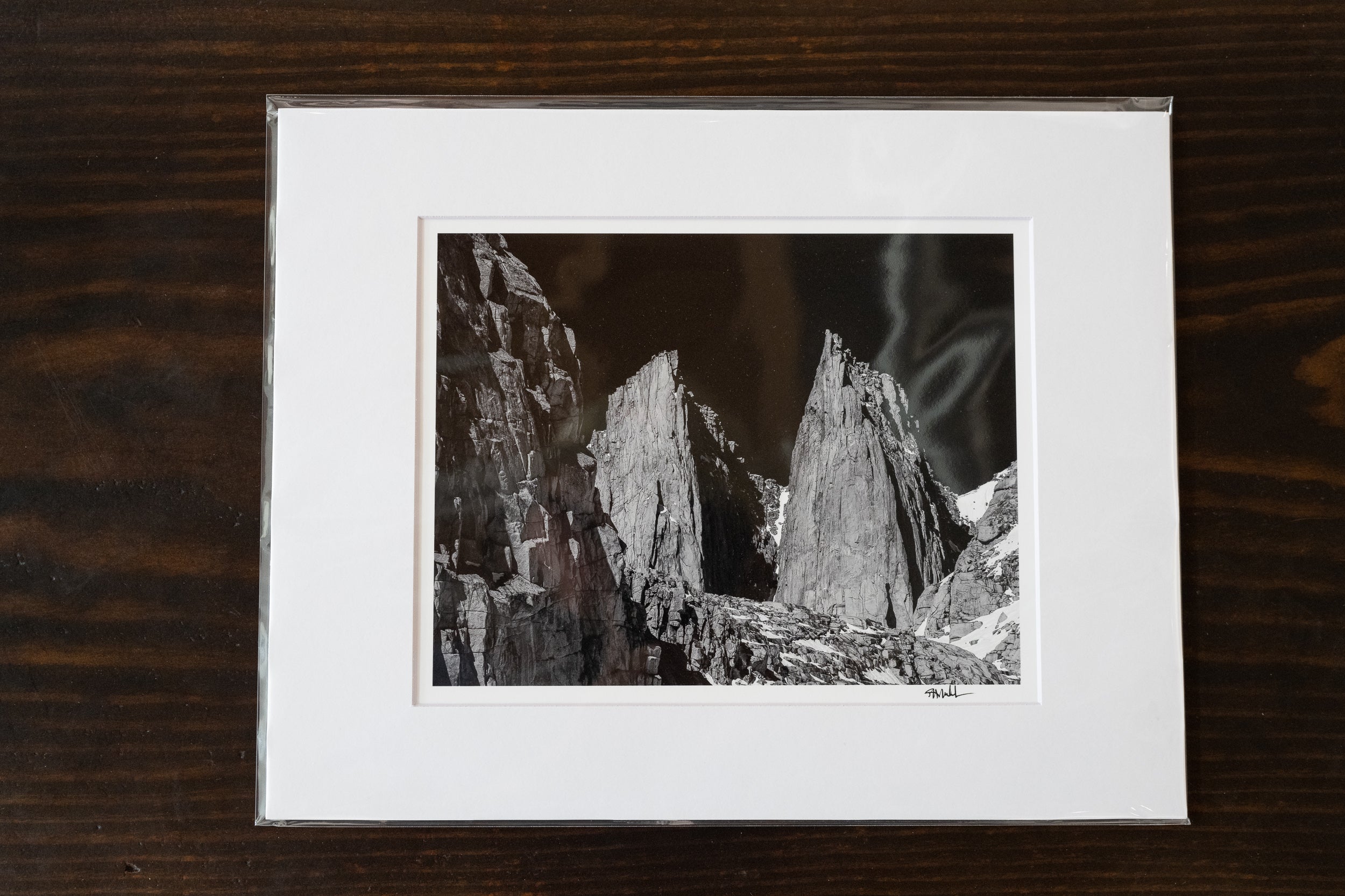 Keeler Needle and Crooks Peak: Matted 8x10 Print
