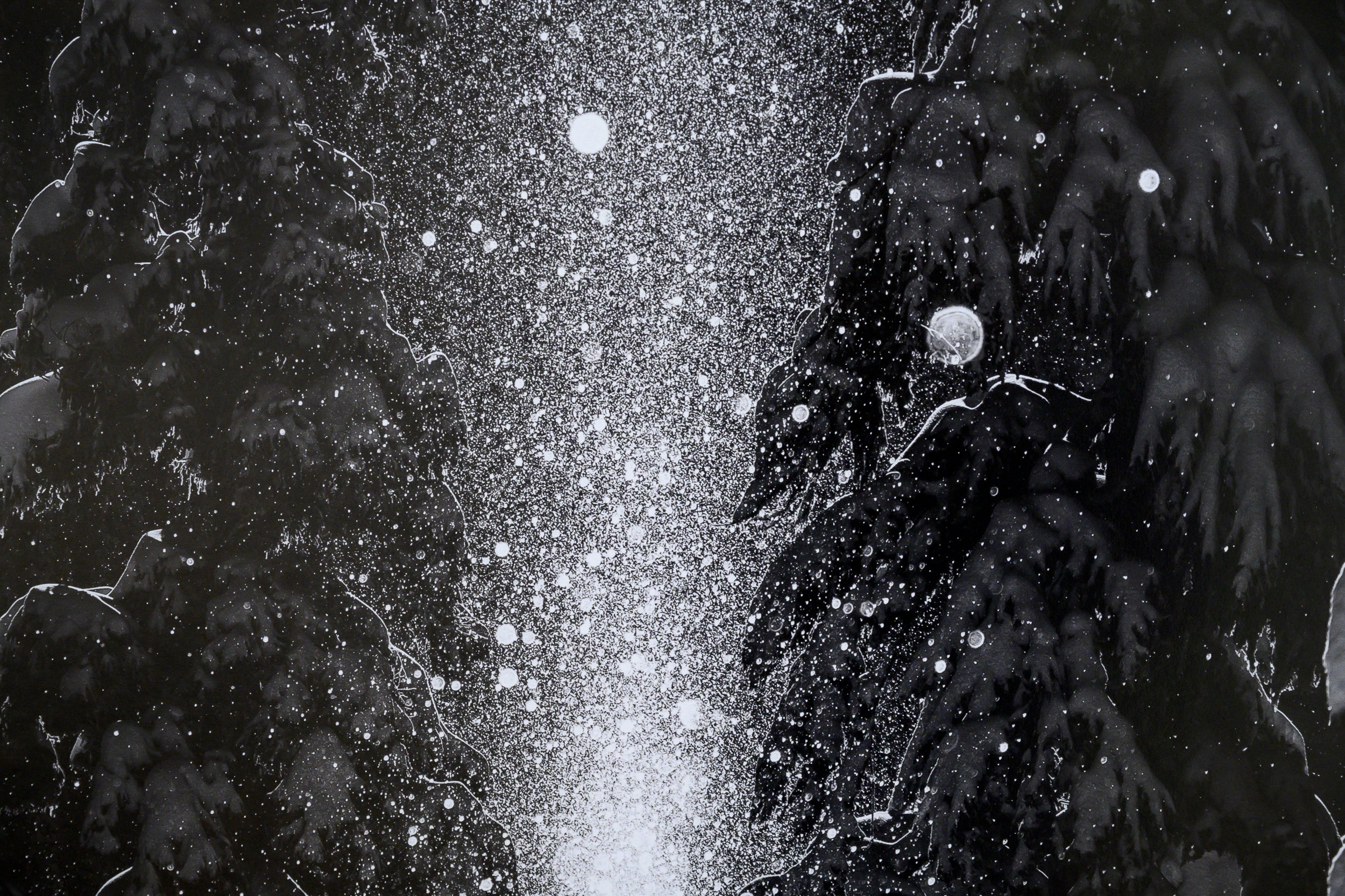 Sparkle Tornado on Cave Ridge #1: 24x36 Limited Edition Print