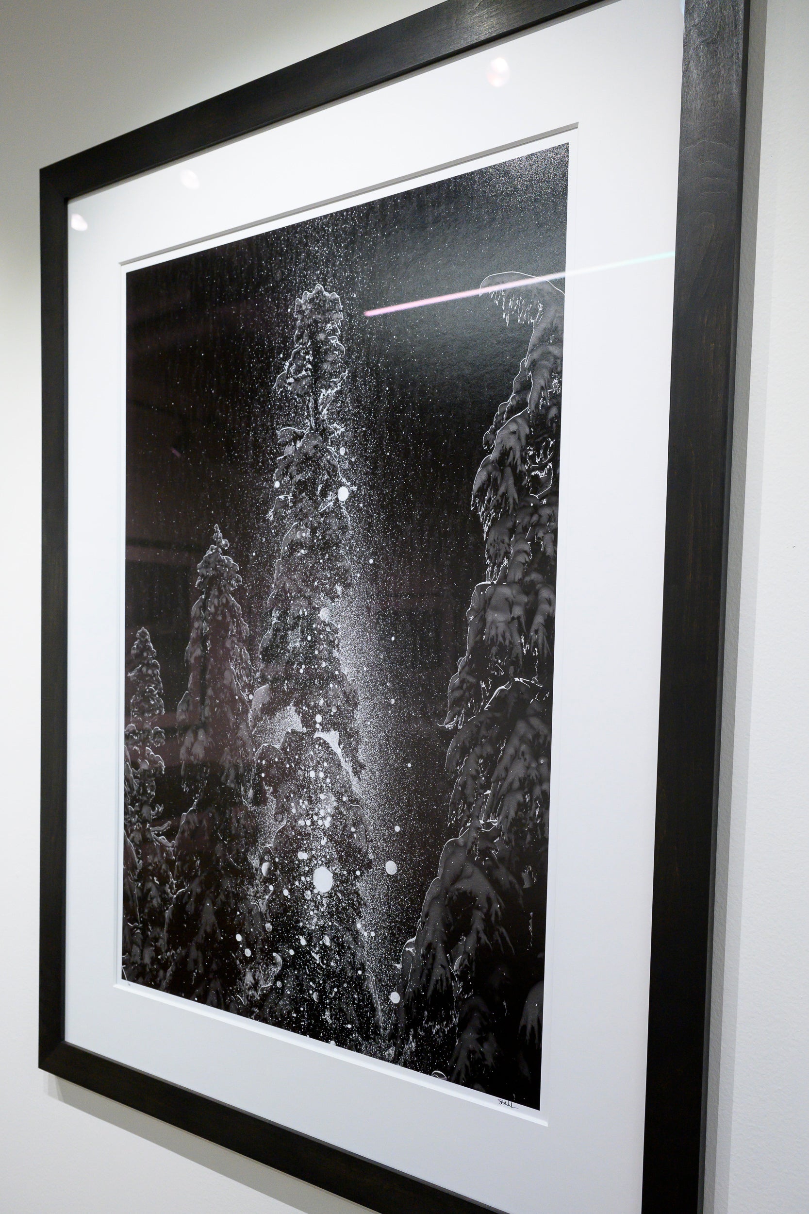 Sparkle Tornado on Cave Ridge #2: 24x36 Limited Edition Framed Print