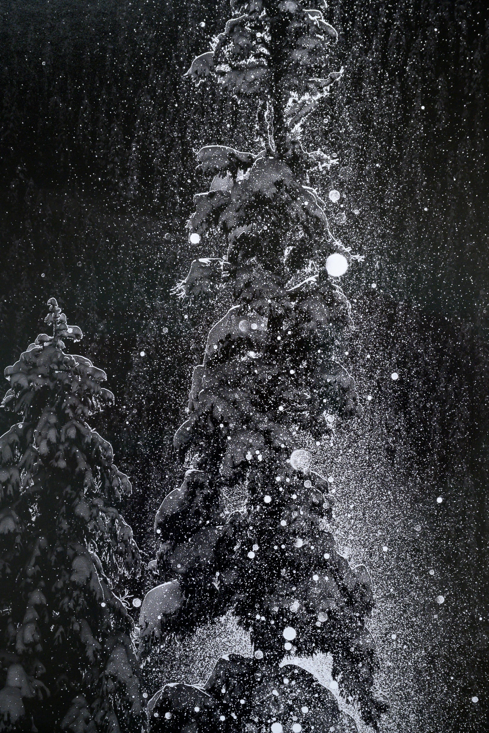 Sparkle Tornado on Cave Ridge #2: 24x36 Limited Edition Framed Print