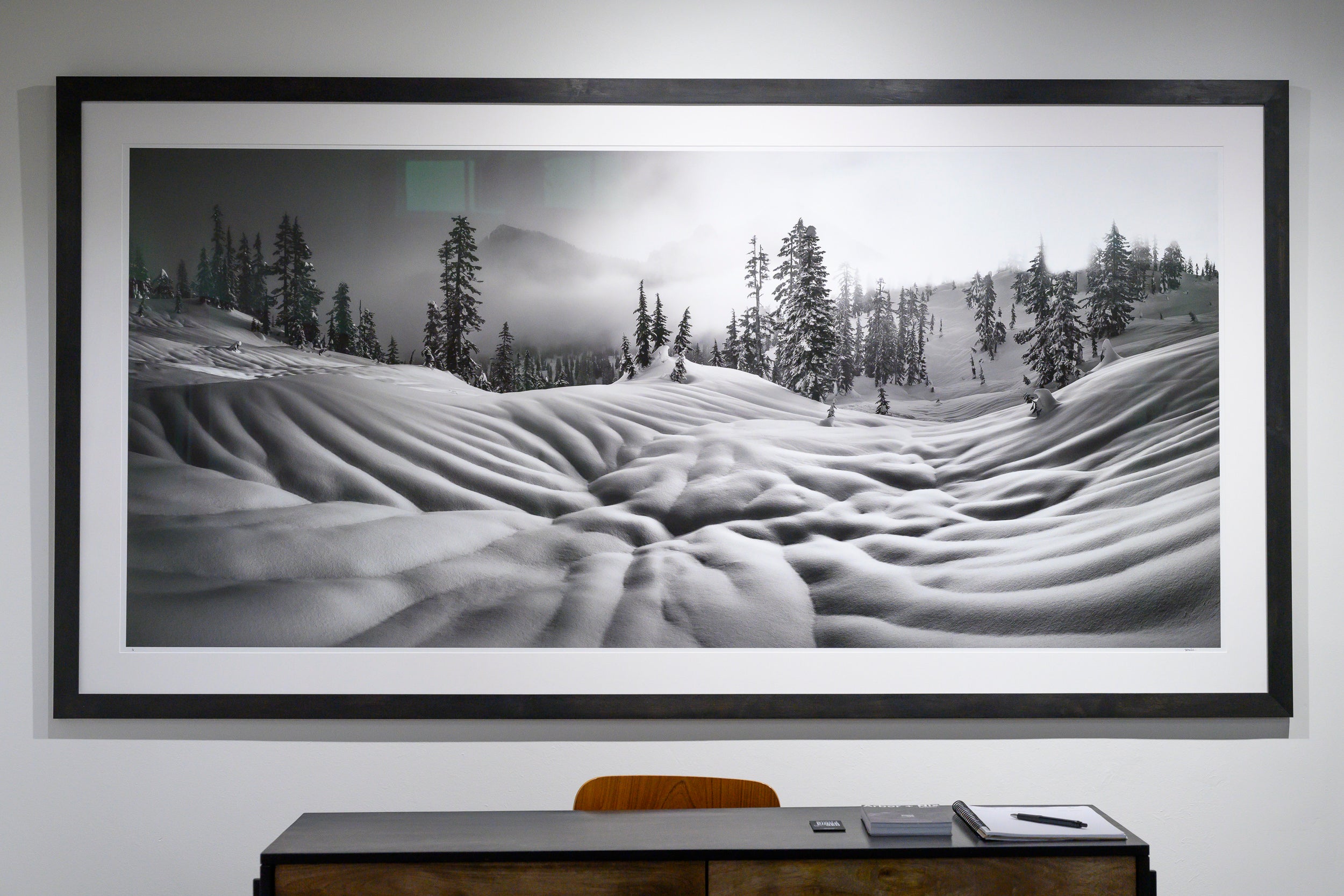 Hardwood Gallery Framing for 40x88 Prints - Gallery Pickup Only