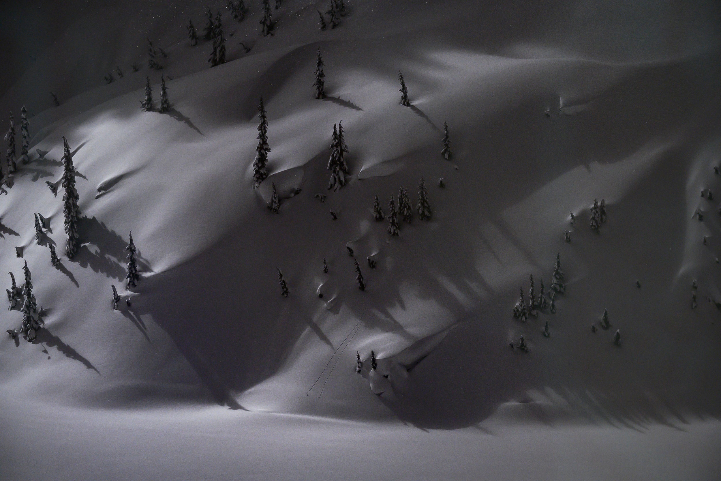 First Light on the Snow Lake Shore: Limited Edition Framed Print