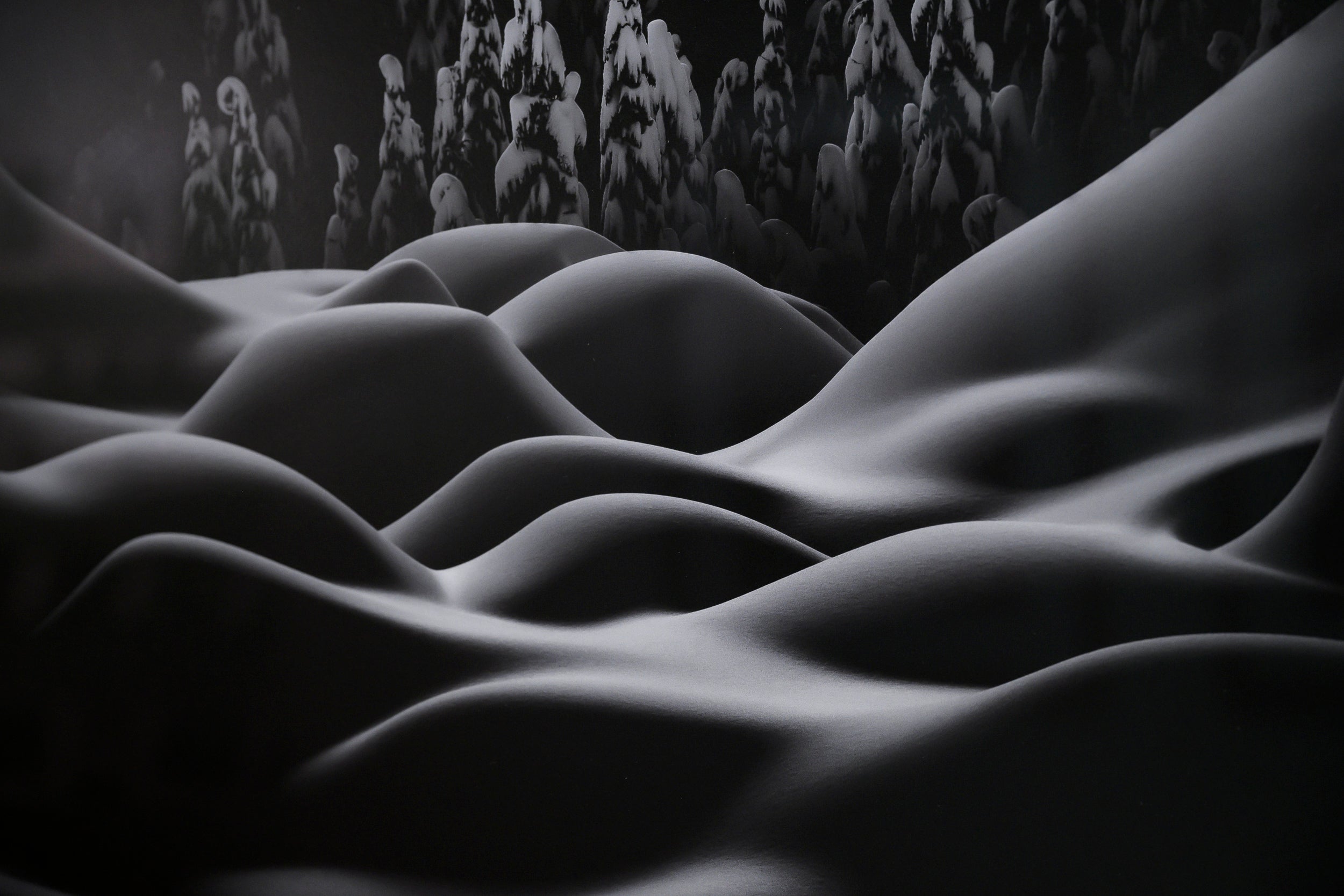 Blanketed Boulders above Gold Creek: Limited Edition Framed Print