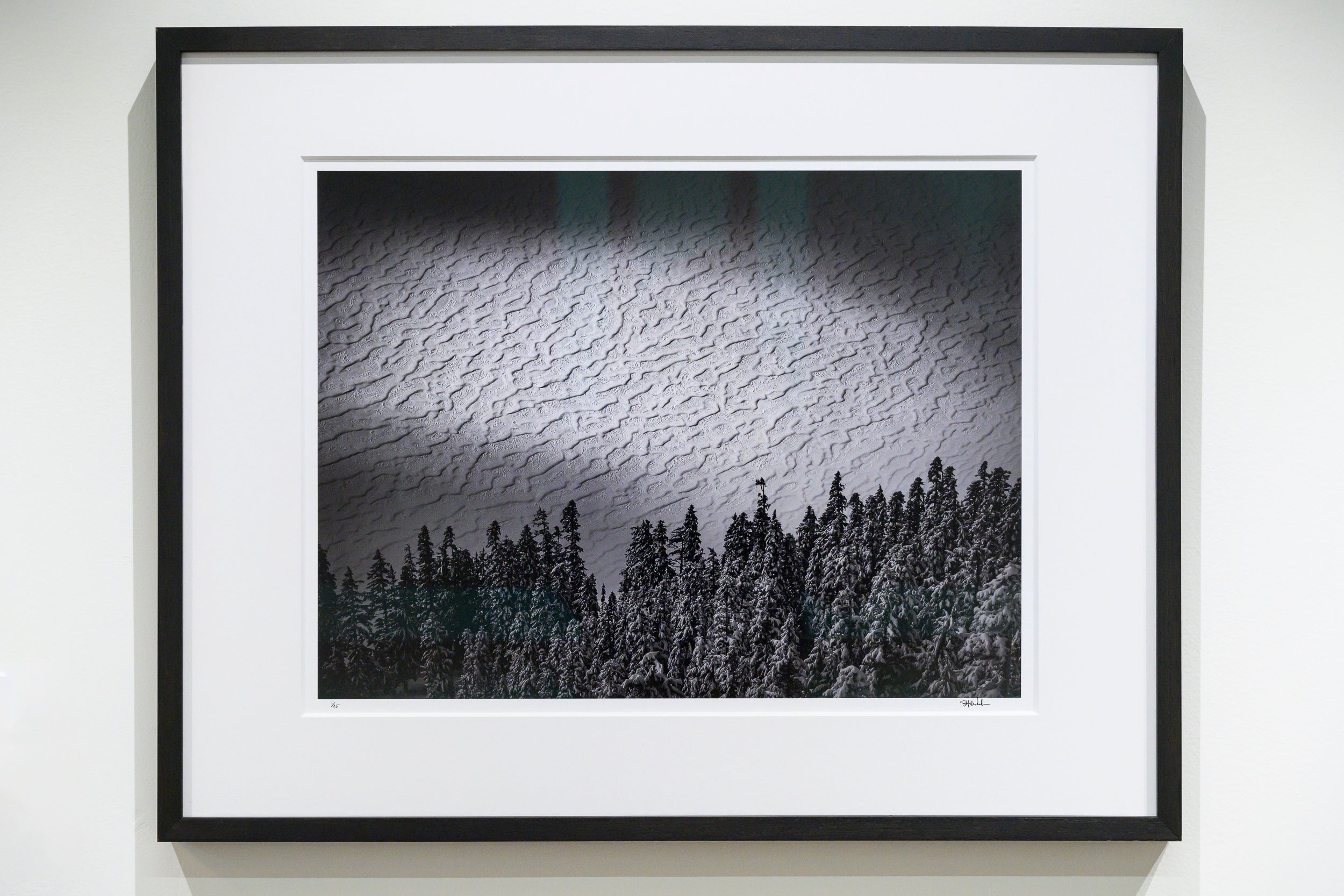 Waves of Snow on Tuscohatchie Lake: Limited Edition Framed Print