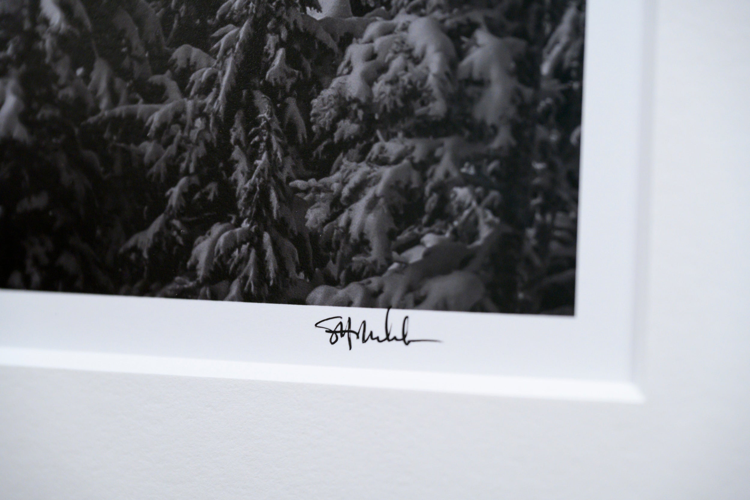 Waves of Snow on Tuscohatchie Lake: Limited Edition Framed Print