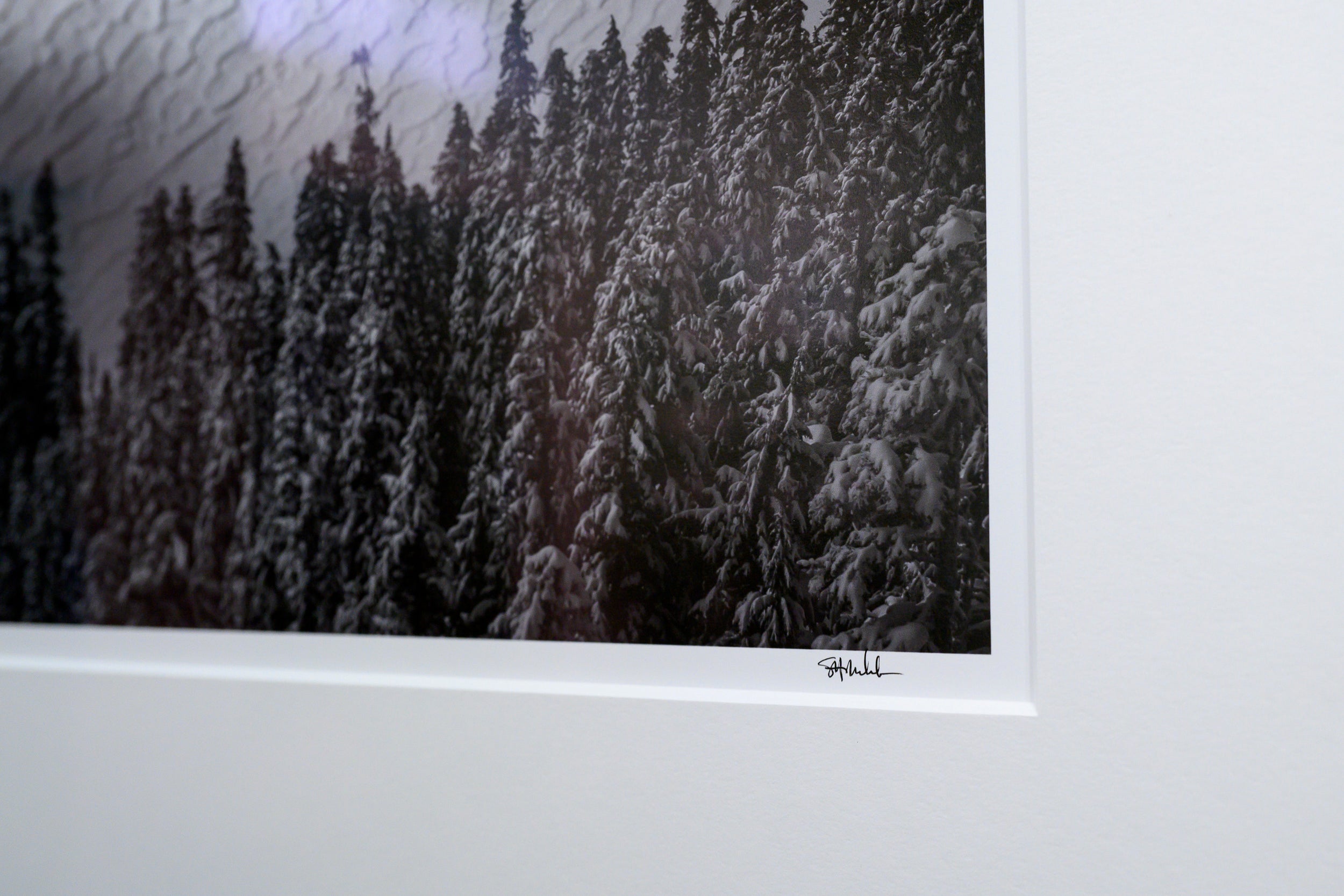 Waves of Snow on Tuscohatchie Lake: Limited Edition Framed Print