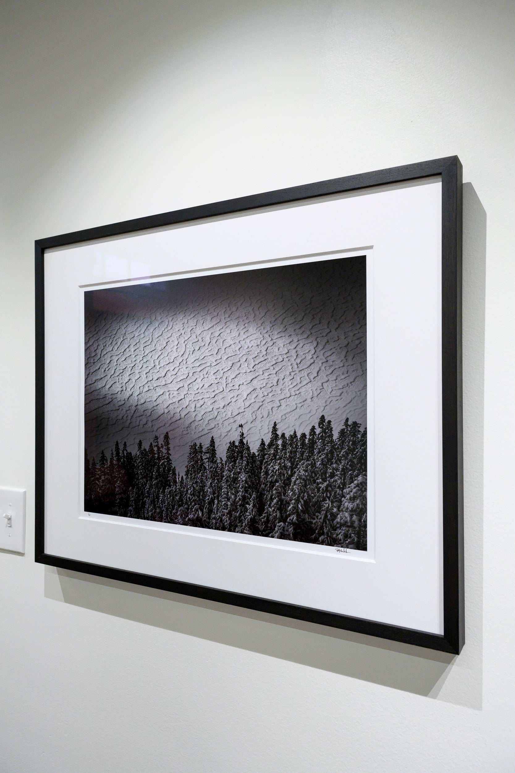 Waves of Snow on Tuscohatchie Lake: Limited Edition Framed Print