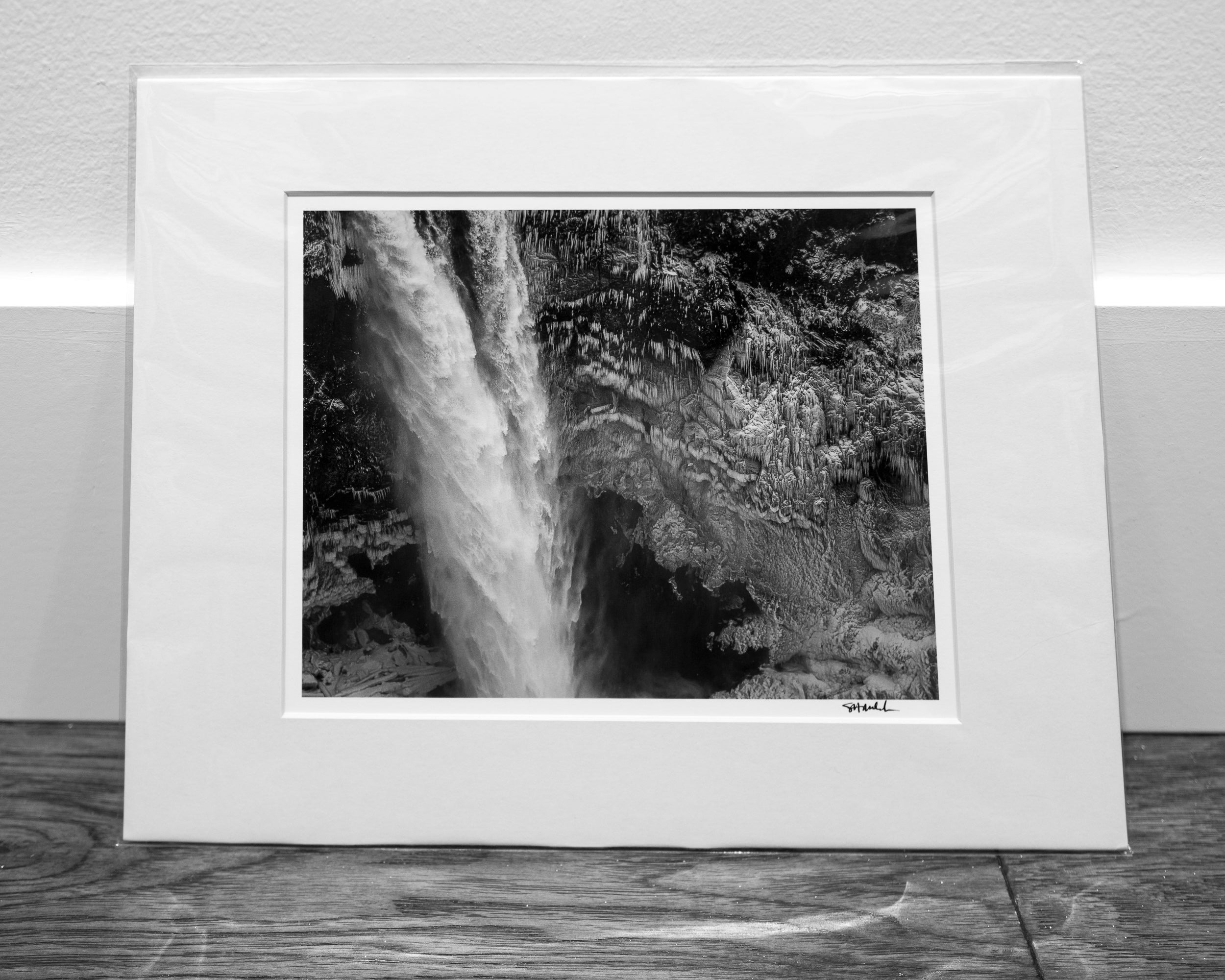 Falling in a World of Ice and Mist: 8x10 Open Edition Matted Print