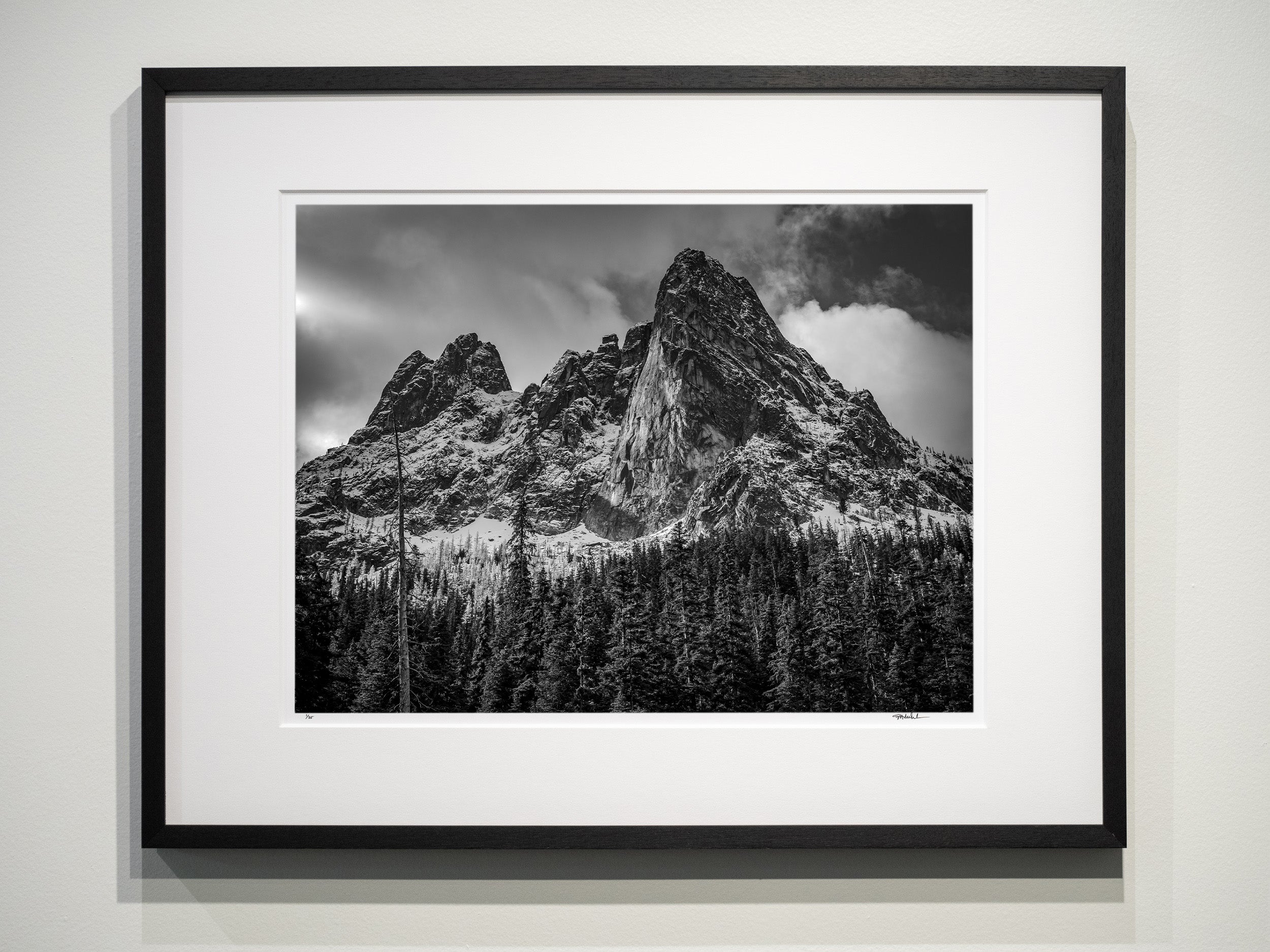 First Snow on Liberty Bell: Limited Edition Framed Print