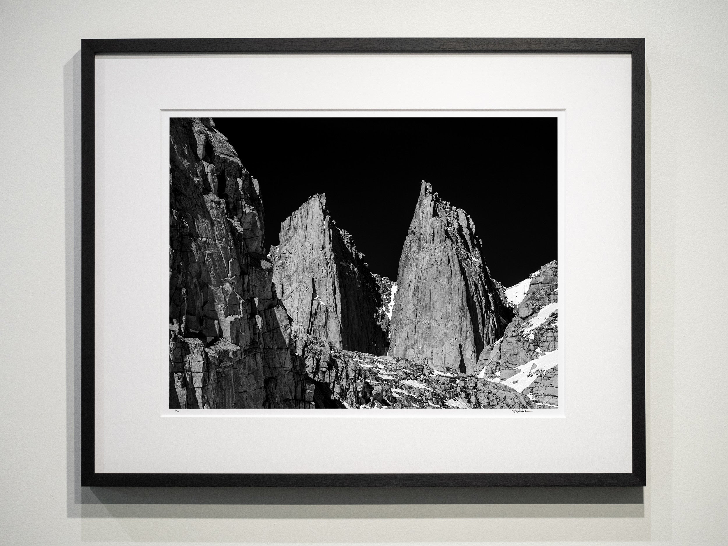 Keeler Needle and Crooks Peak: Limited Edition Framed Print
