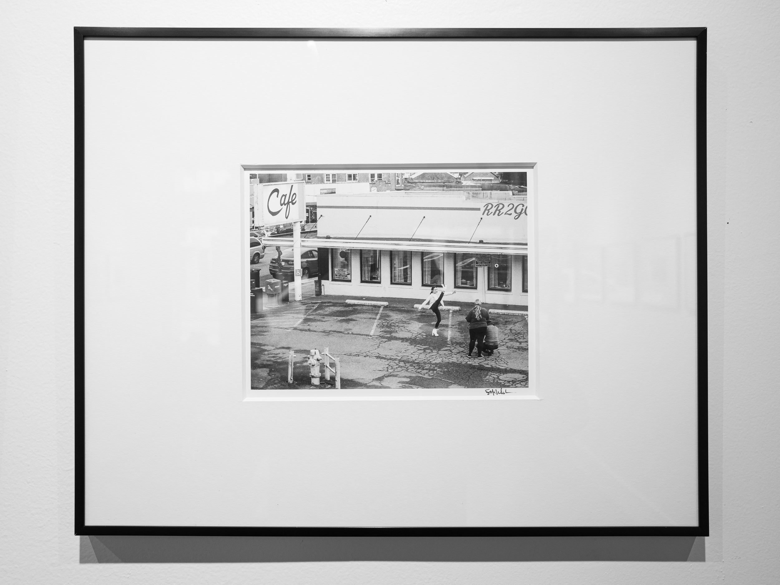 High Kick: 8x10 Open Edition Matted Print in 16x20 Metal Frame