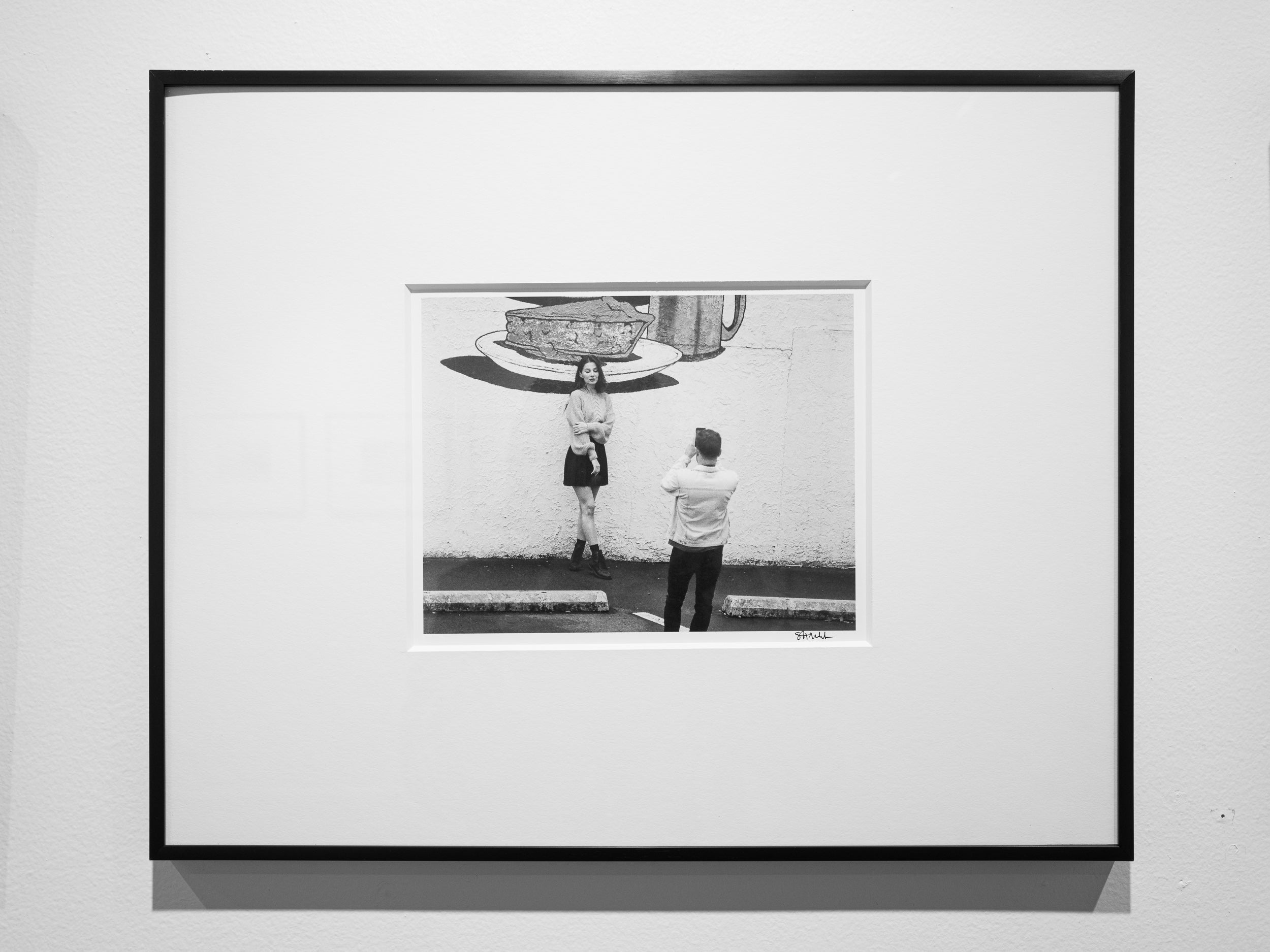 Sweater: 8x10 Open Edition Matted Print in 16x20 Metal Frame