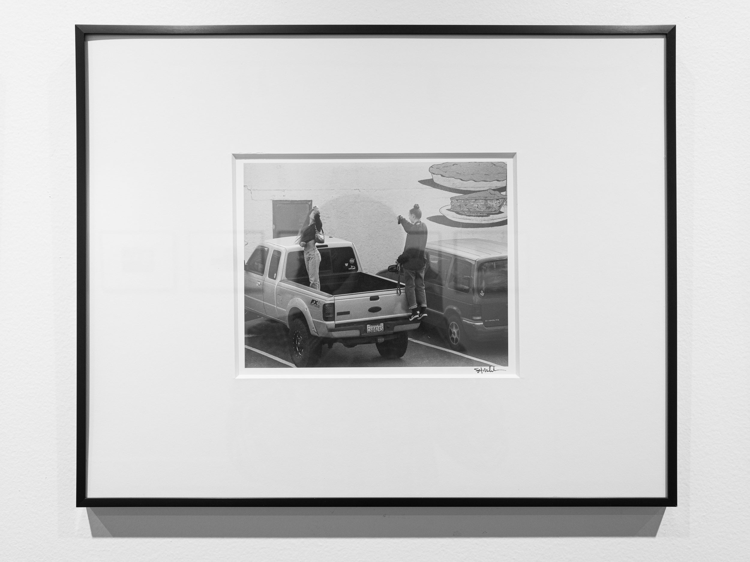 Truck Bed: 8x10 Open Edition Matted Print in 16x20 Metal Frame