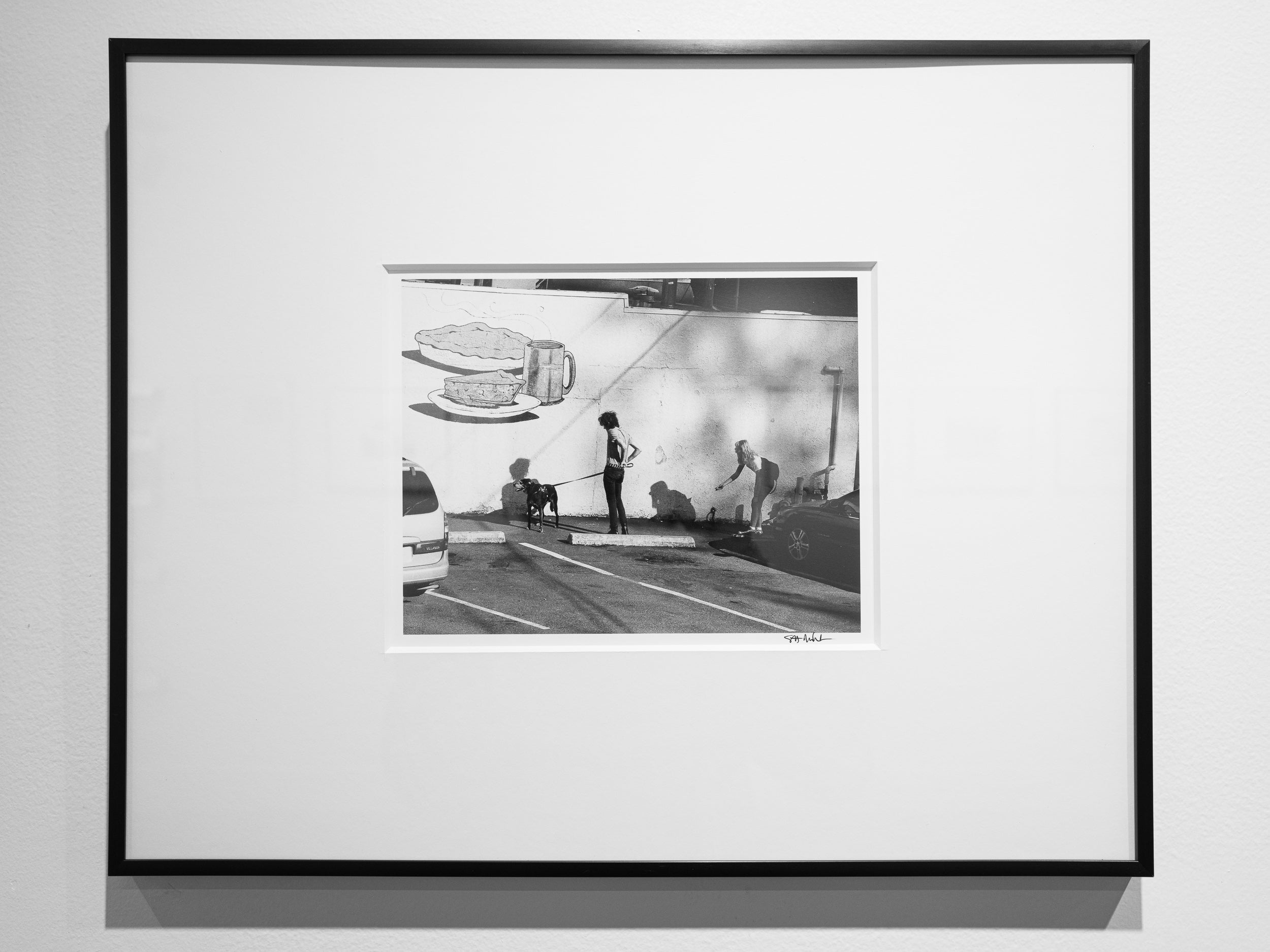 Dog Treat: 8x10 Open Edition Matted Print in 16x20 Metal Frame