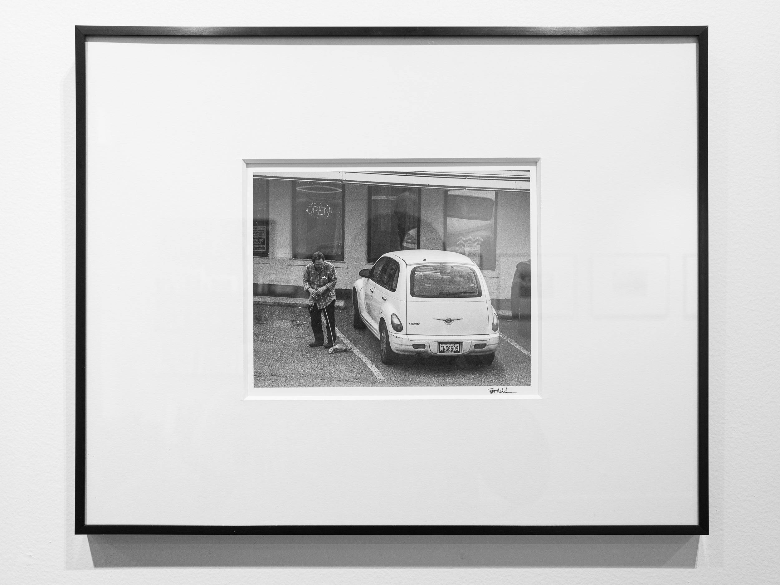 Ferret: 8x10 Open Edition Matted Print in 16x20 Metal Frame