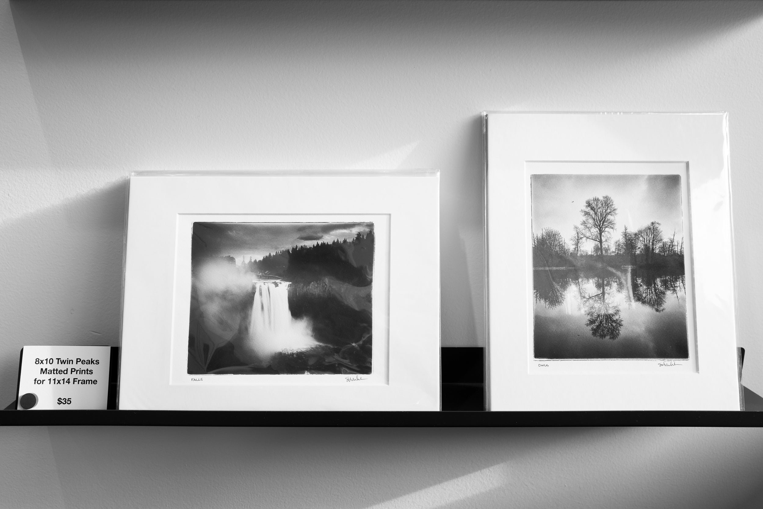 Assorted Film Photographs of Twin Peaks Scenes: 8x10 Open Edition Matted Print