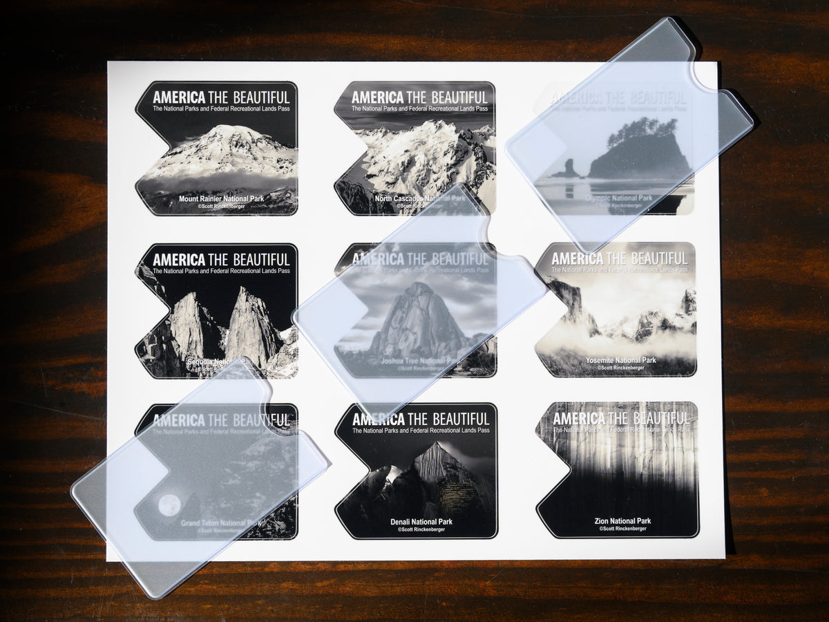 Make the America The Beautiful Pass Beautiful Again Sleeve and Sticker Pack - Black + White