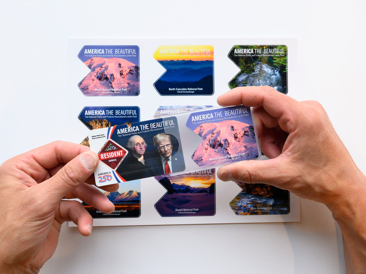 Make the America The Beautiful Pass Beautiful Again Sleeve and Sticker Pack - Color