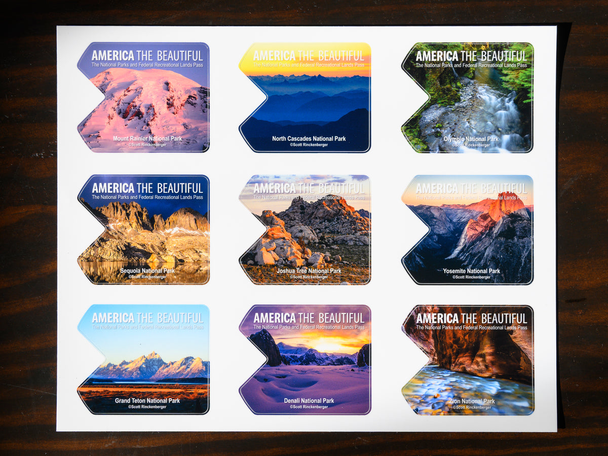 Make the America The Beautiful Pass Beautiful Again Sleeve and Sticker Pack - Color
