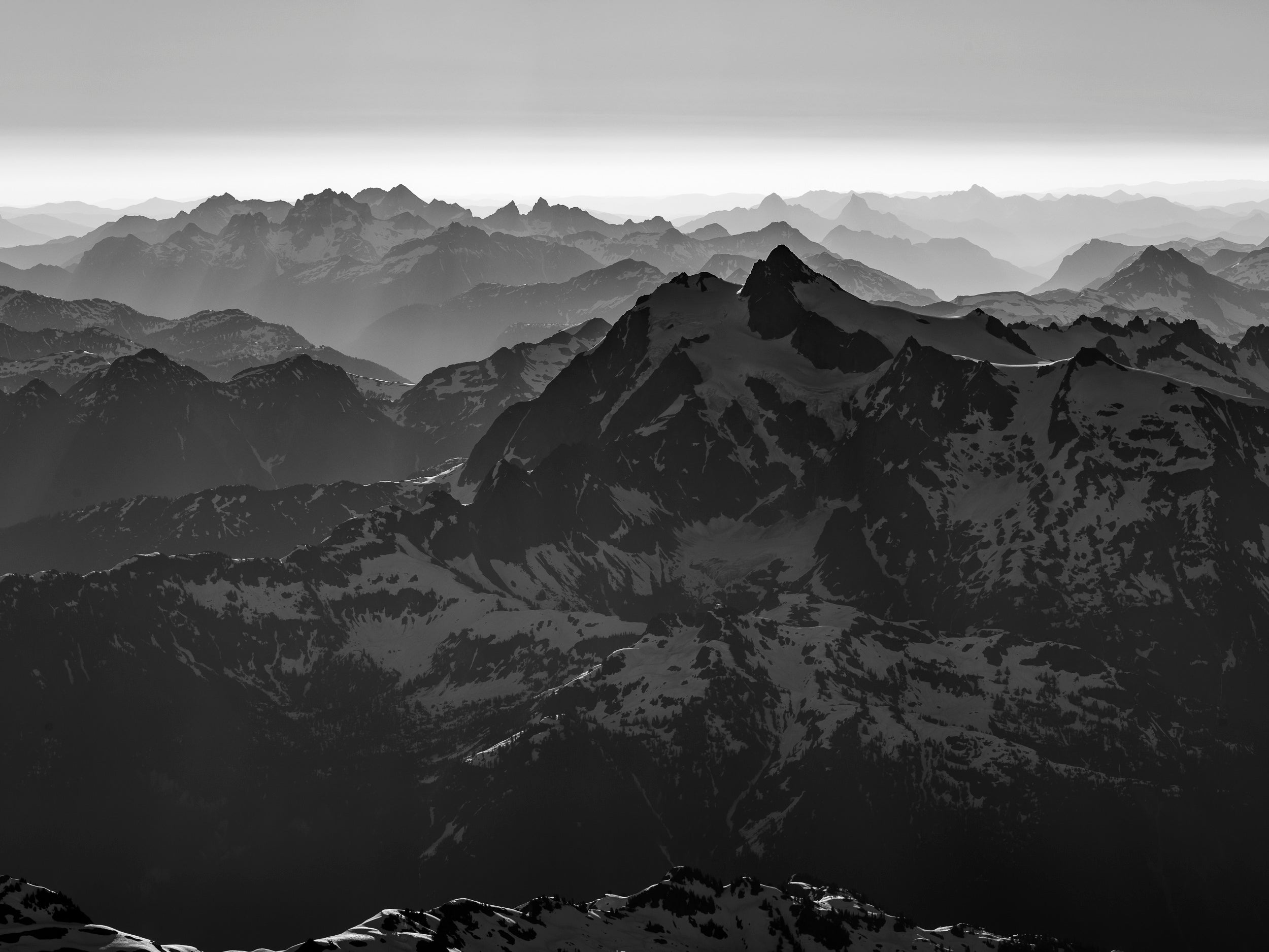 Mount Shuksan and Picket Range from Baker Summit: Limited Edition Print