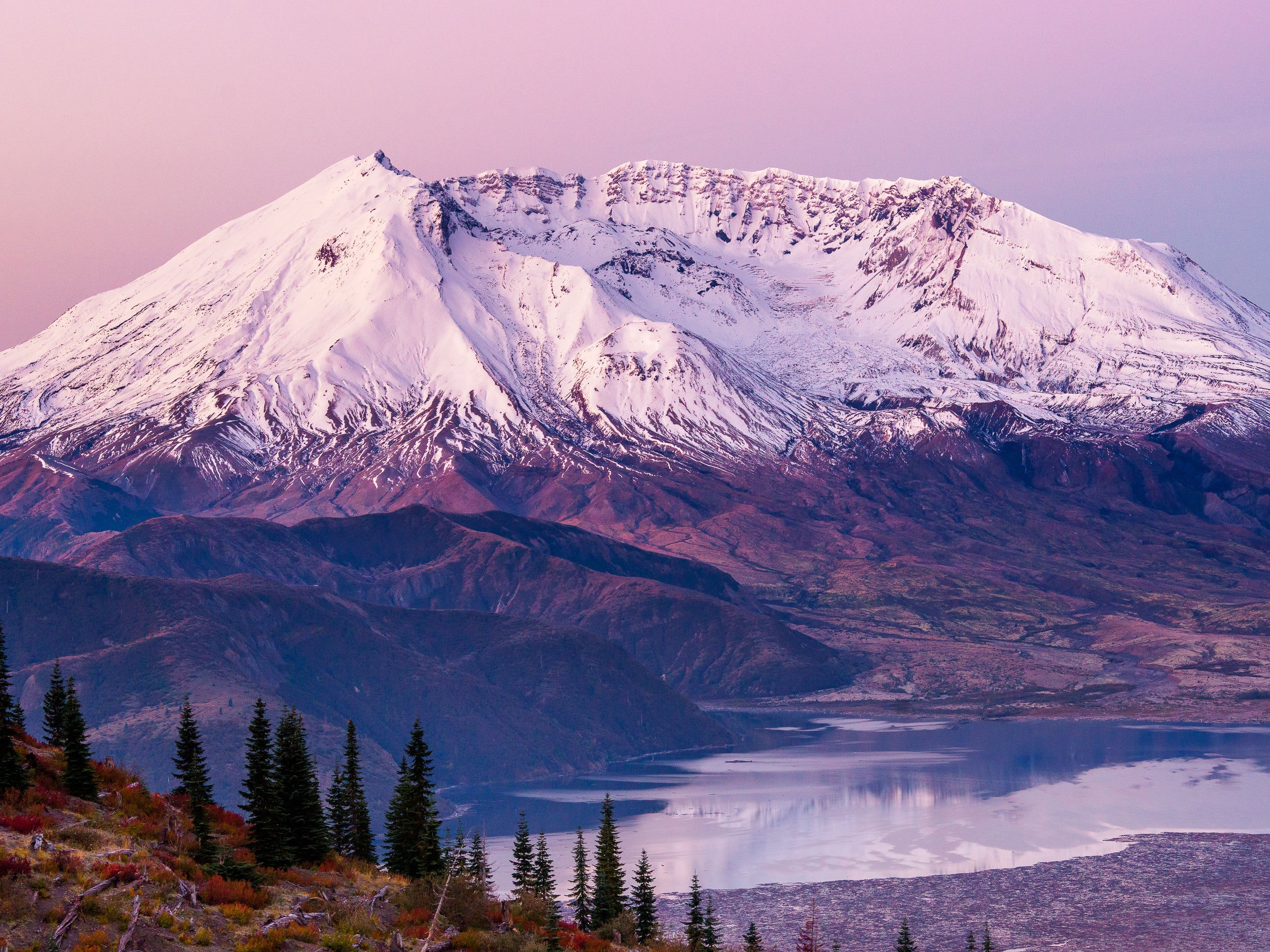 Mount St. Helens Sunrise from Norway Pass: Limited Edition Framed Print