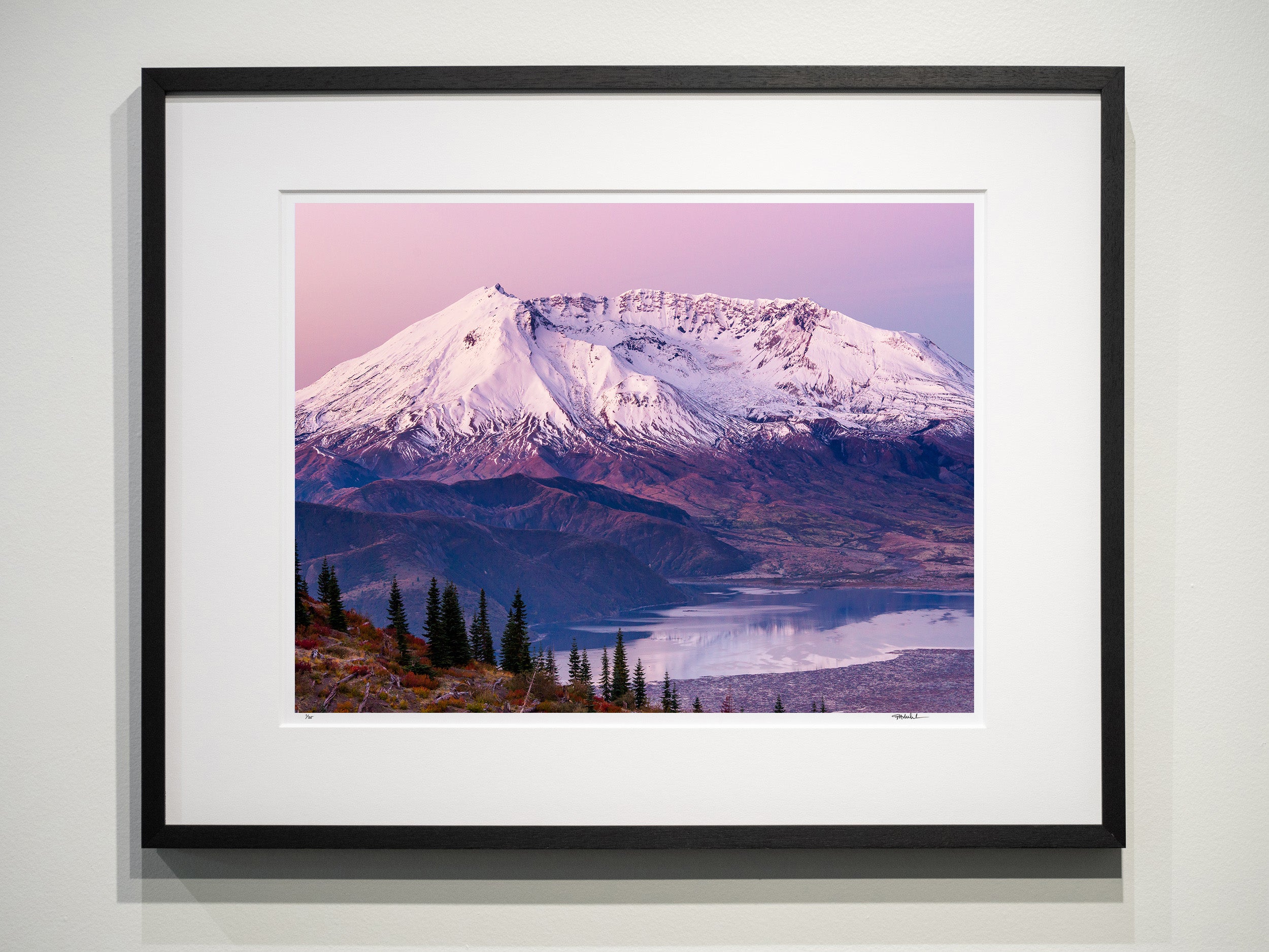 Mount St. Helens Sunrise from Norway Pass: Limited Edition Framed Print