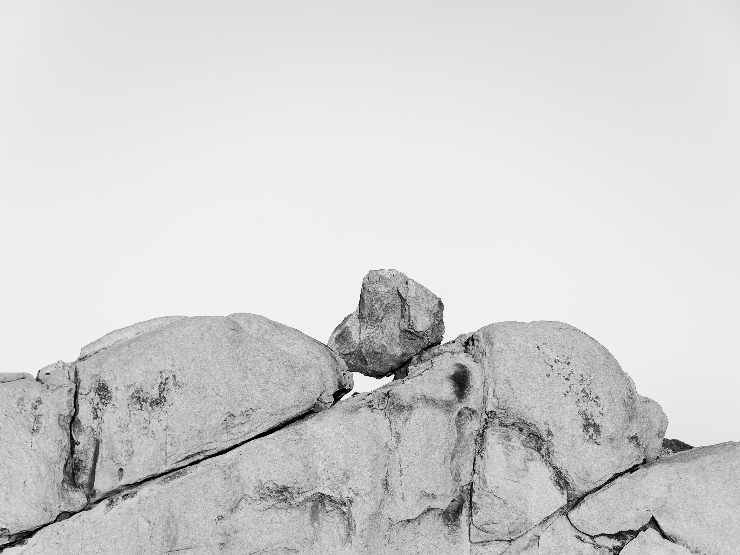 Perched Boulder in Hidden Valley: Limited Edition Framed Print