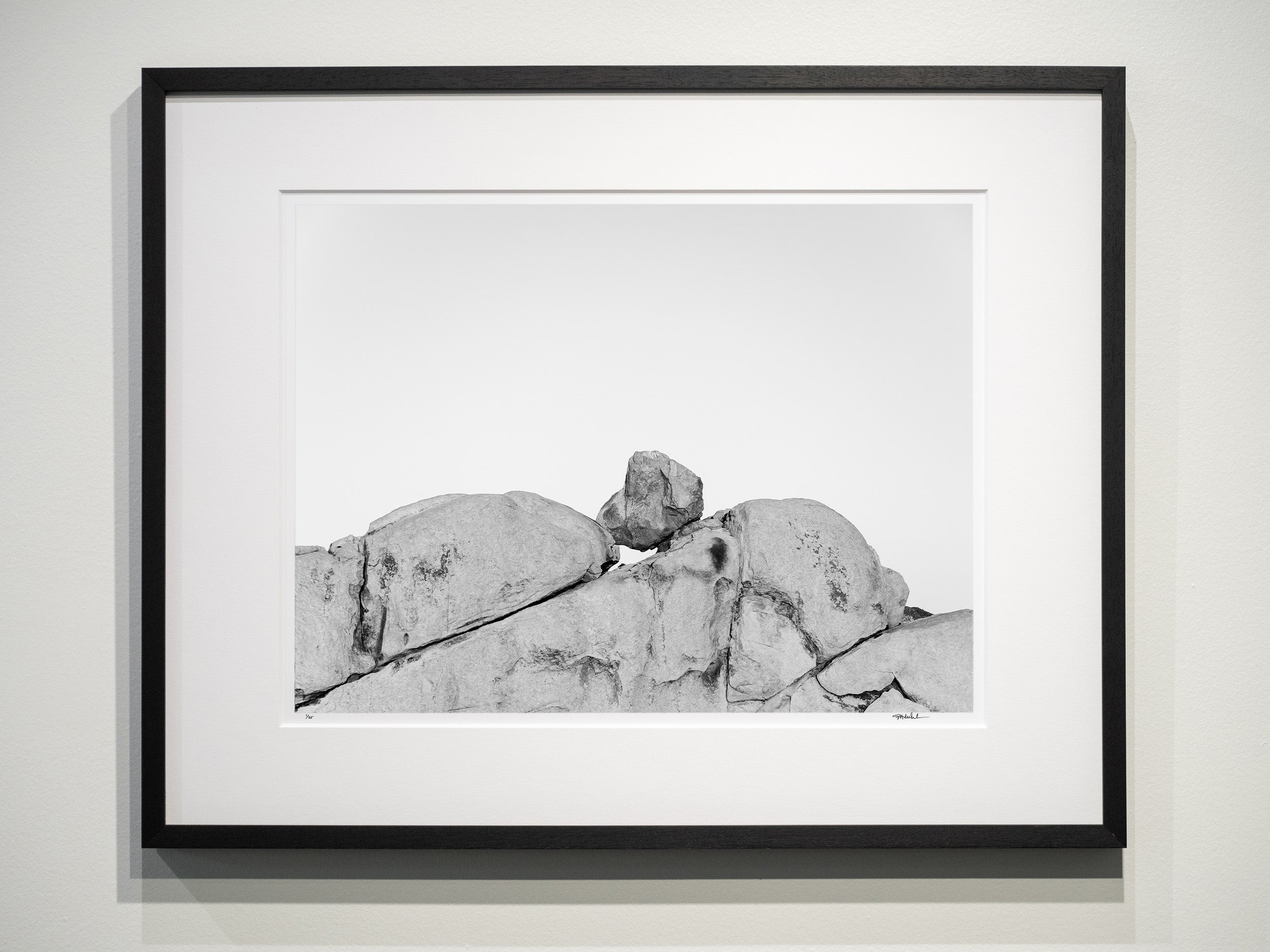 Perched Boulder in Hidden Valley: Limited Edition Framed Print