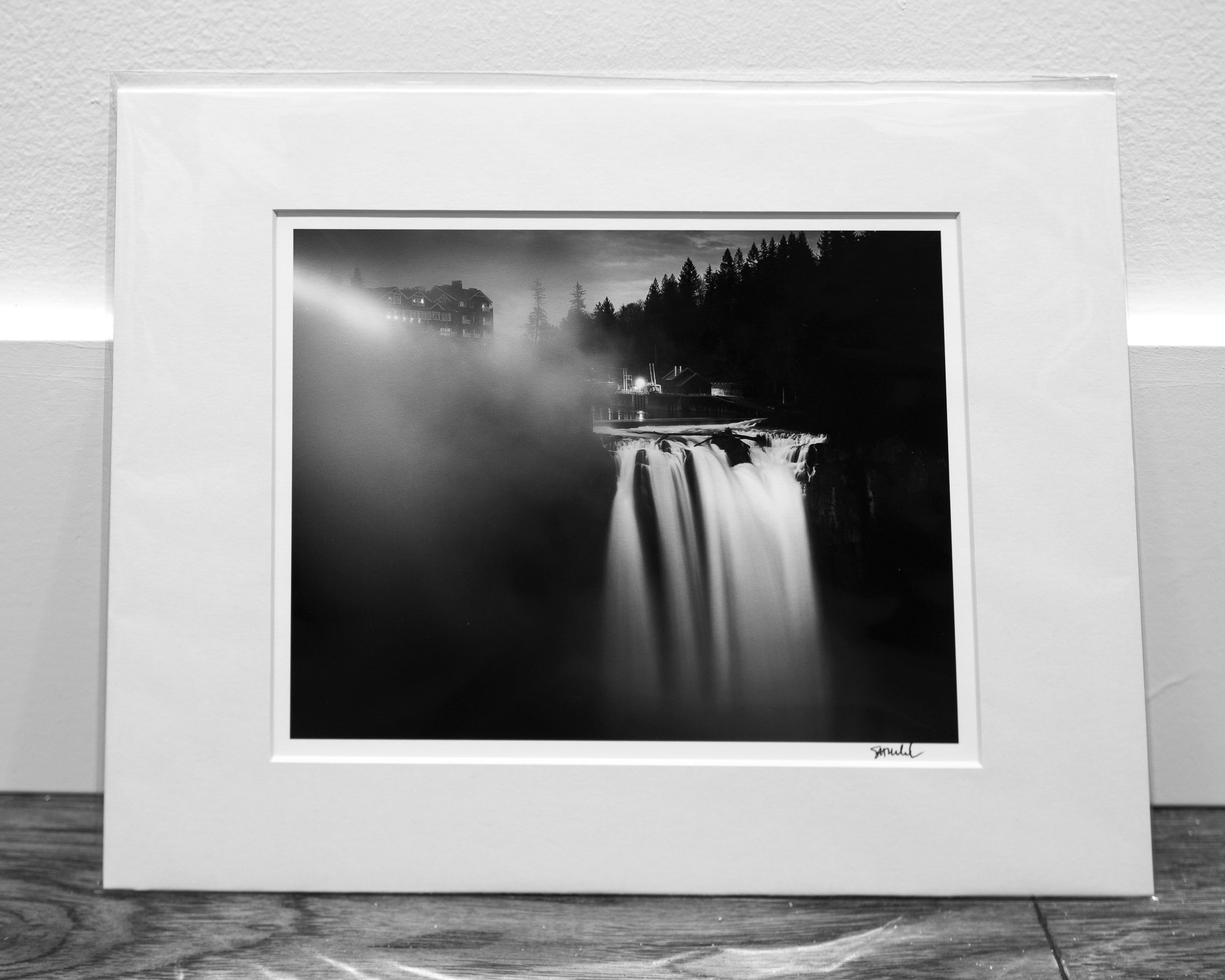 Salish Lodge in the Mist: 8x10 Open Edition Matted Print