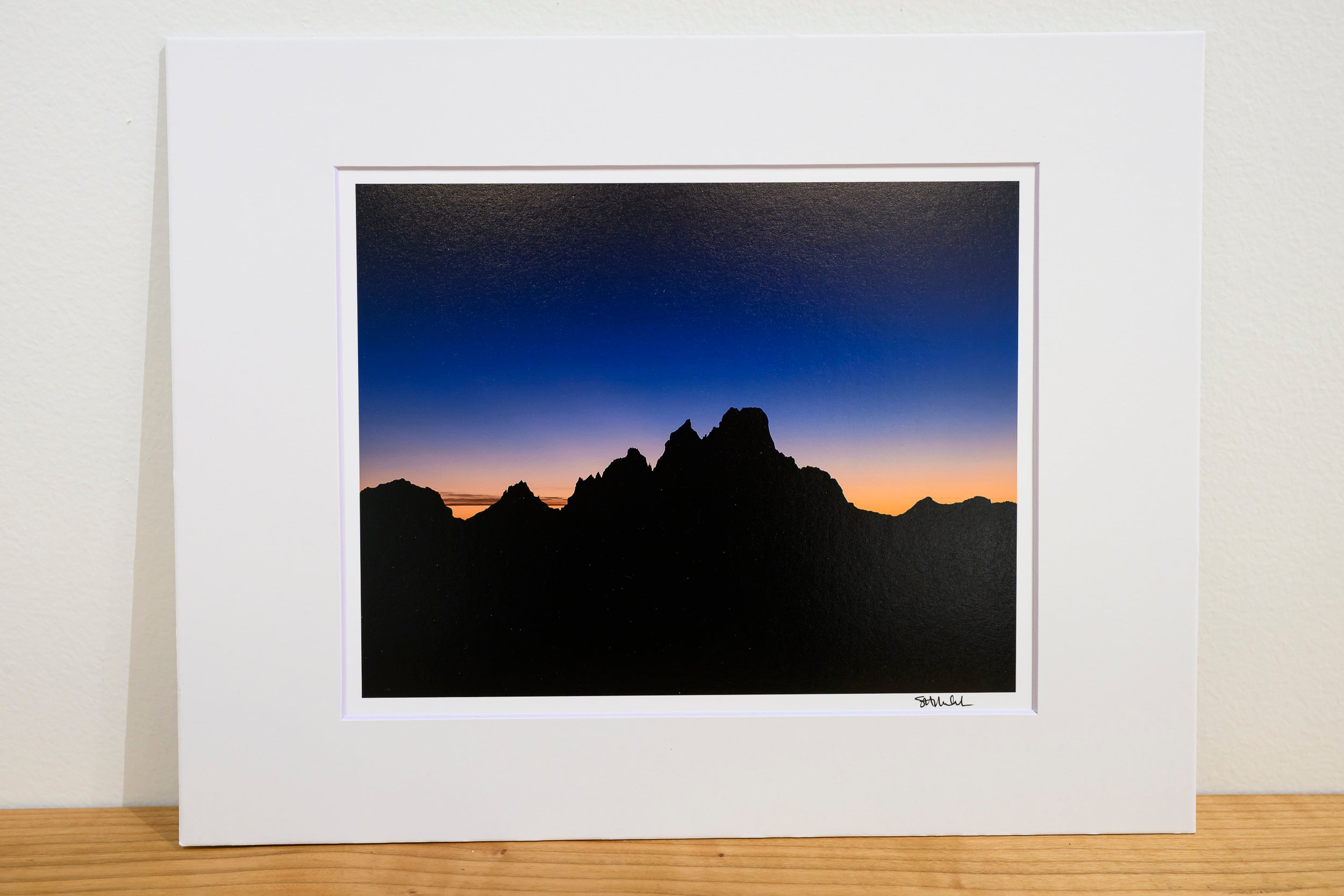 Slesse Mountain Sunset Gradient: 8x10 Open Edition Matted Print
