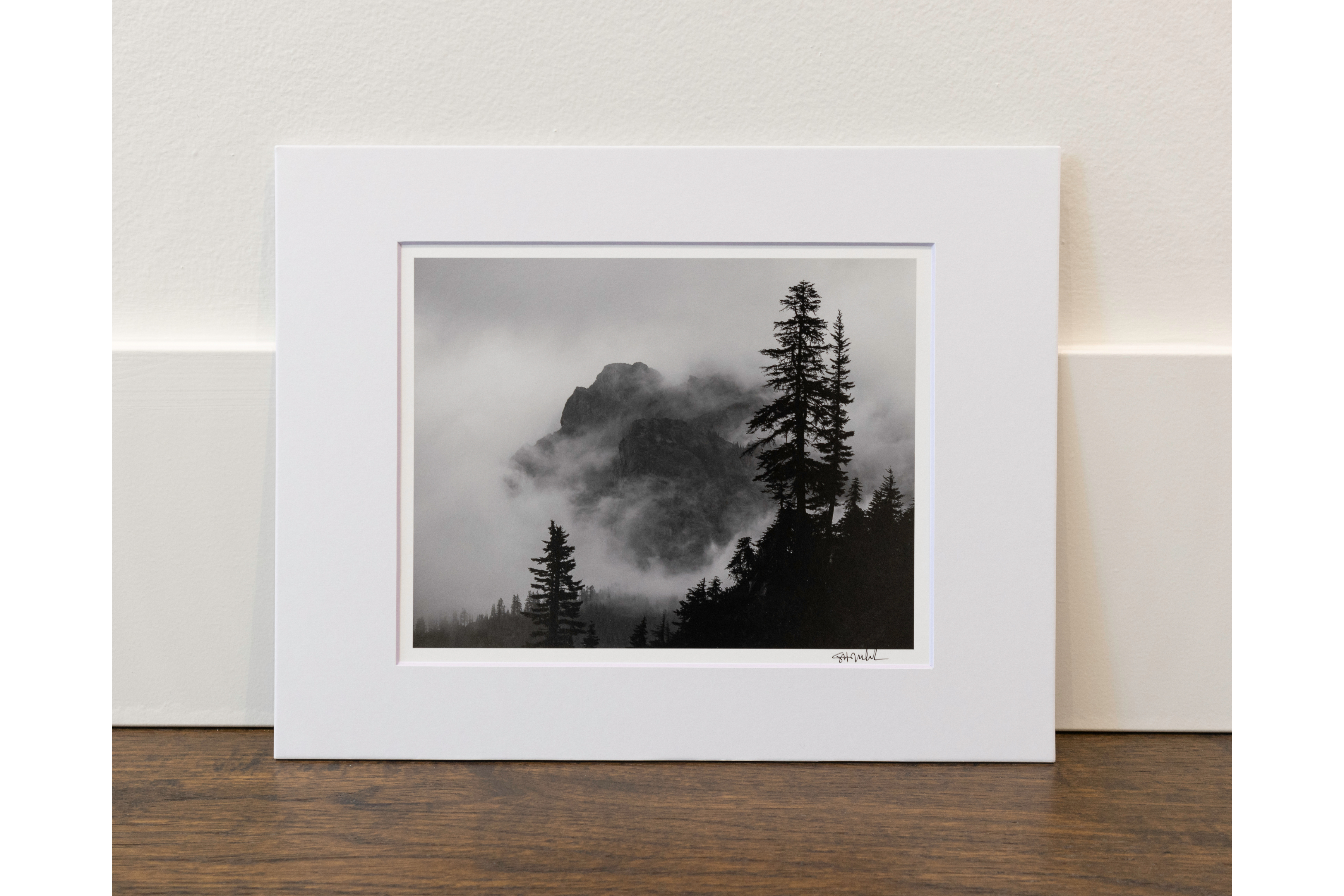 Snoqualmie Mountain Summer Storm: 8x10 Open Edition Matted Print