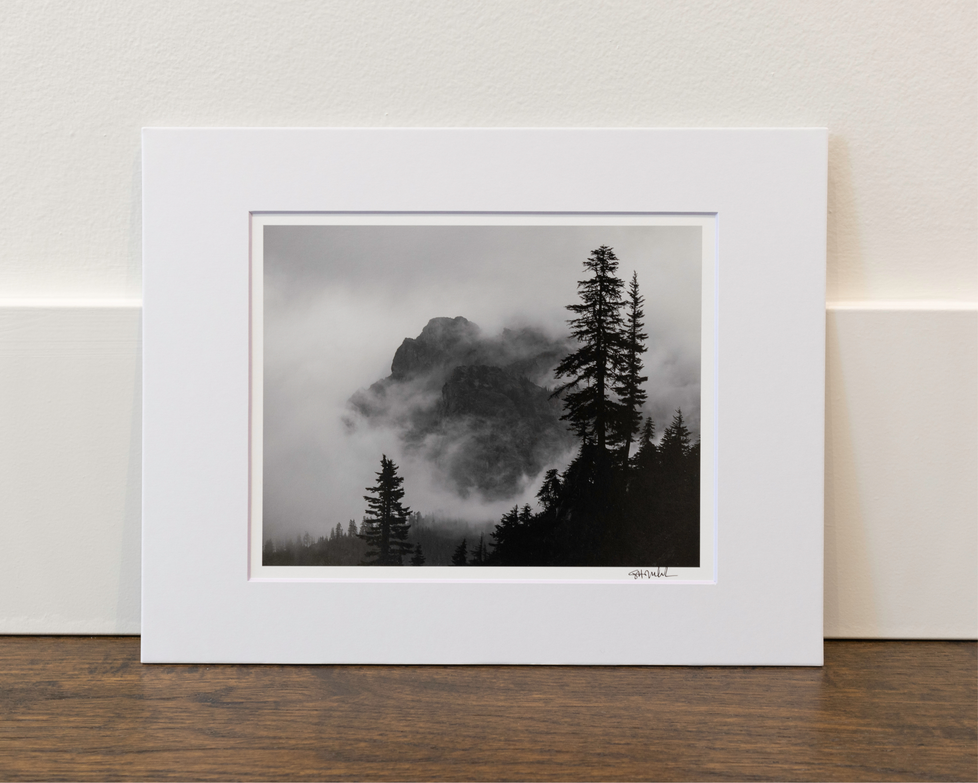 Snoqualmie Mountain Summer Storm: 8x10 Open Edition Matted Print