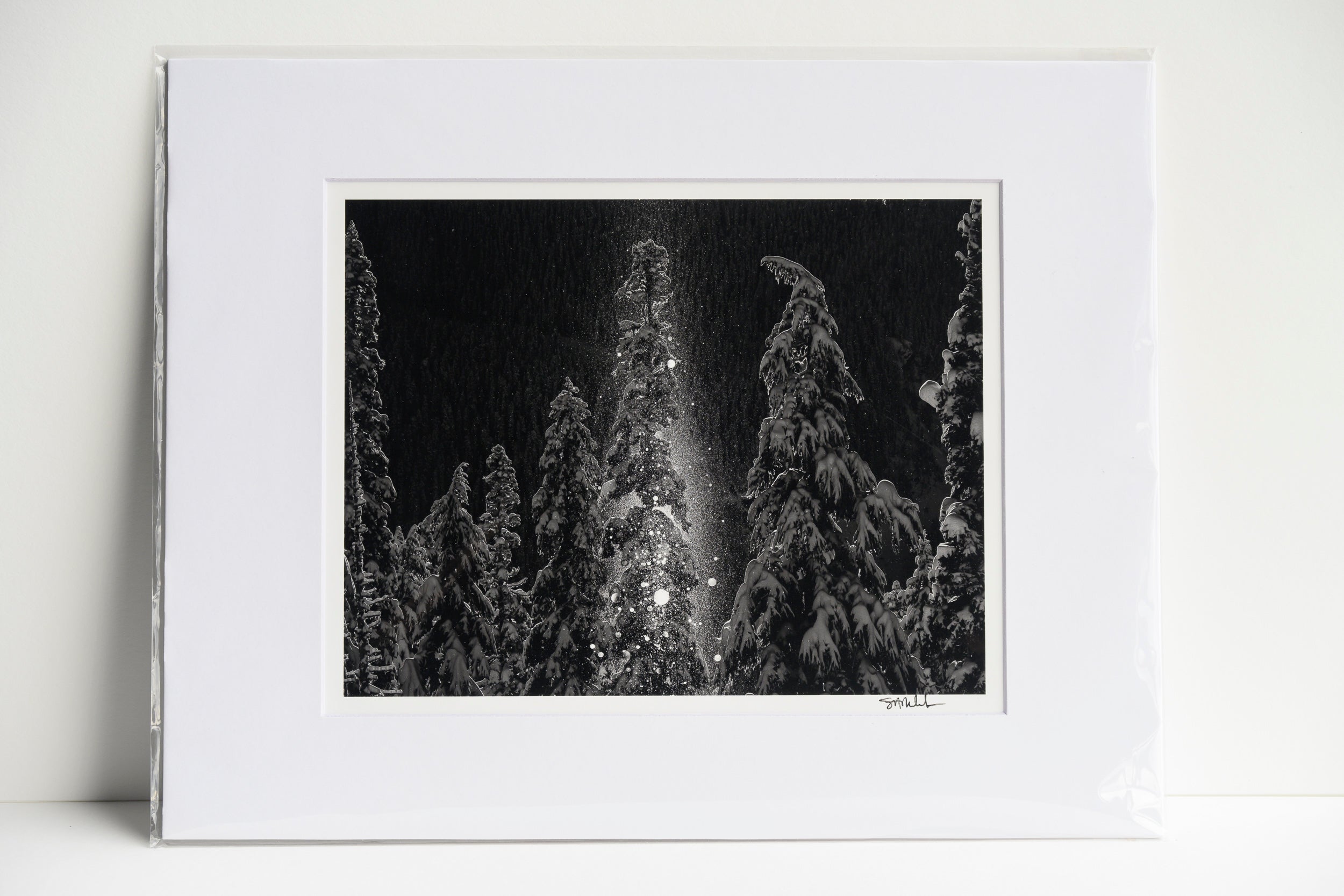 Sparkle Tornado on Cave Ridge #2 Horizontal: Matted 8x10 Print