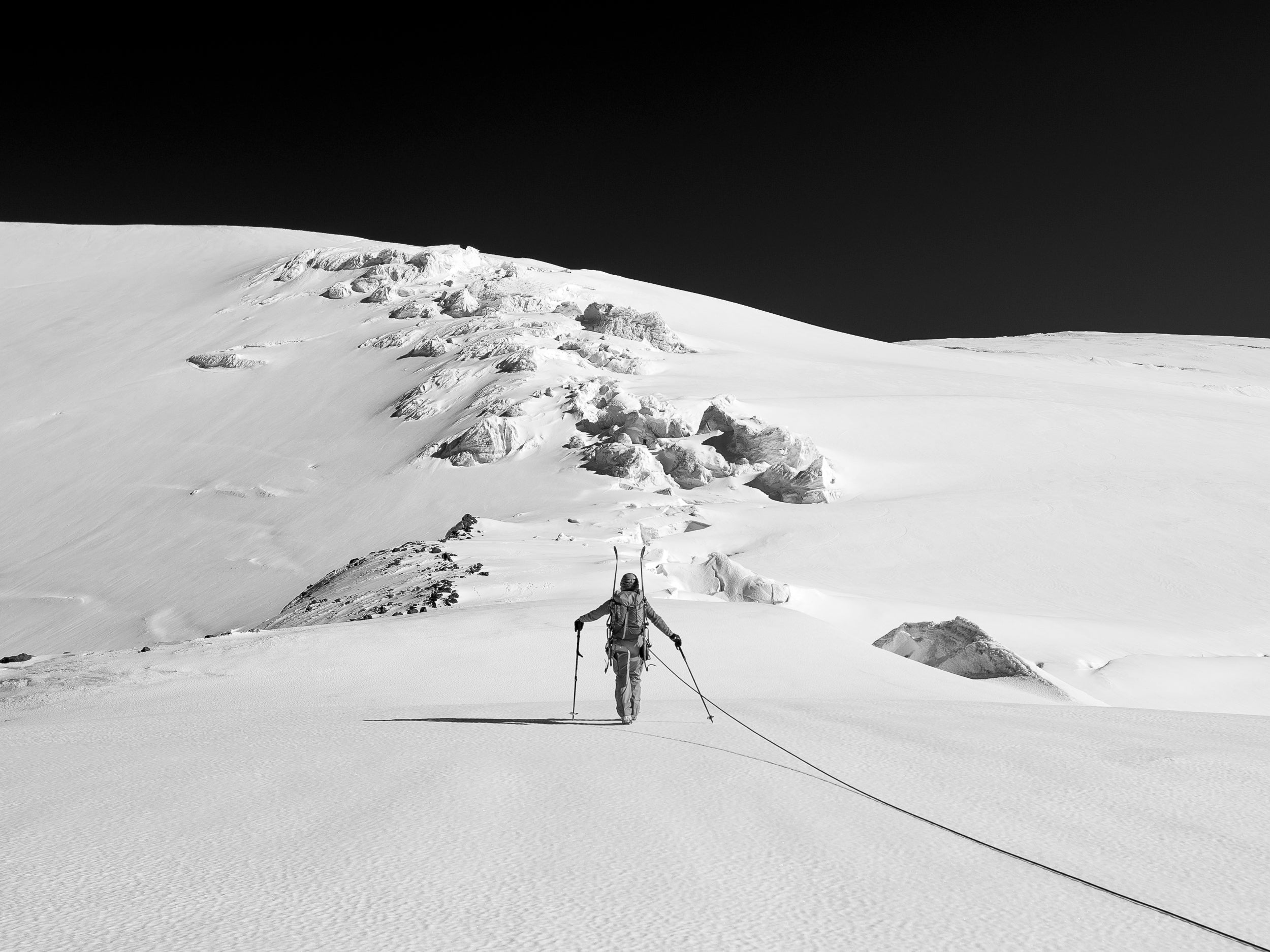 Summit in Sight on Upper Nisqually Glacier: Limited Edition Print
