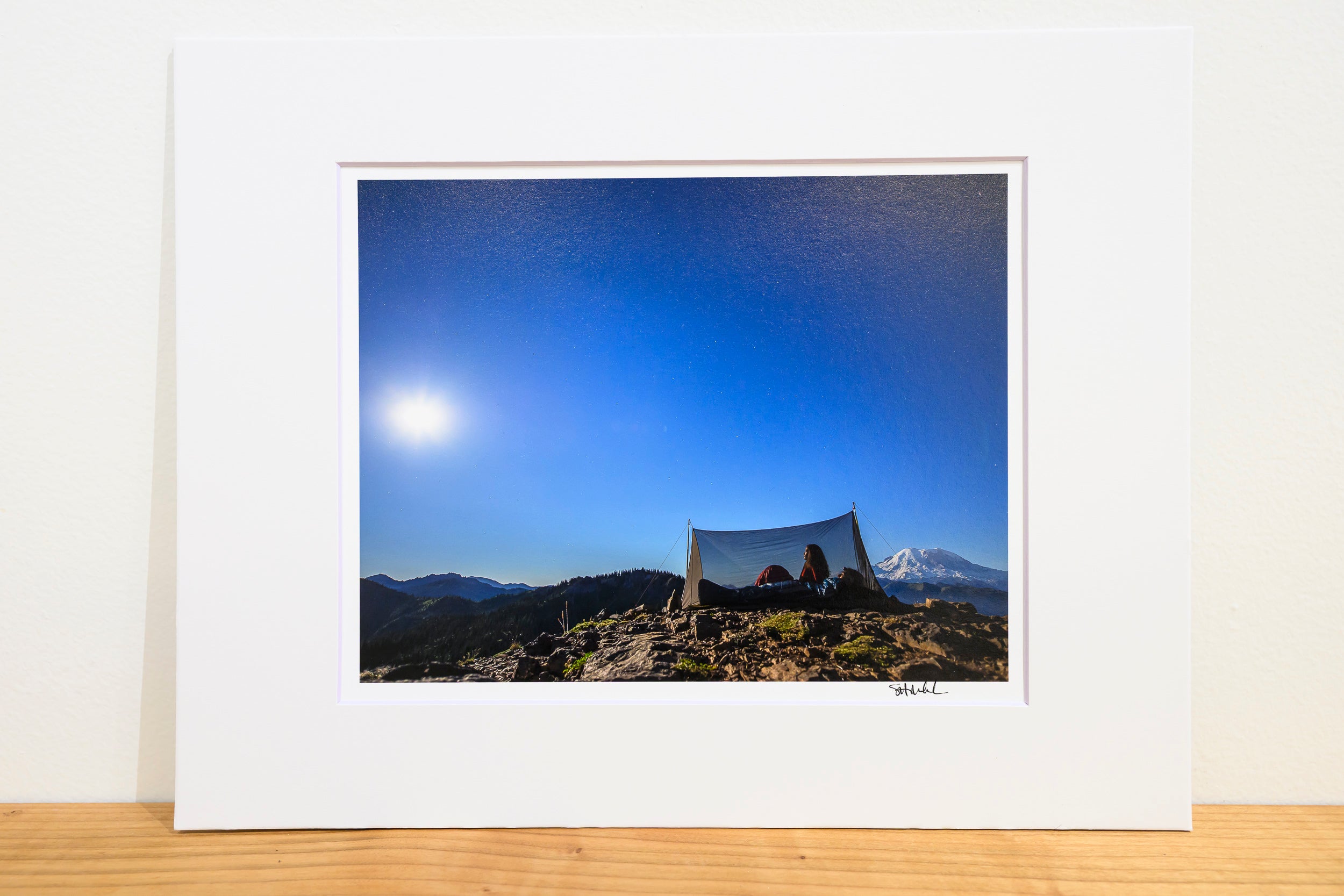 Too Beautiful to Sleep on a Crystal Night: 8x10 Open Edition Matted Print