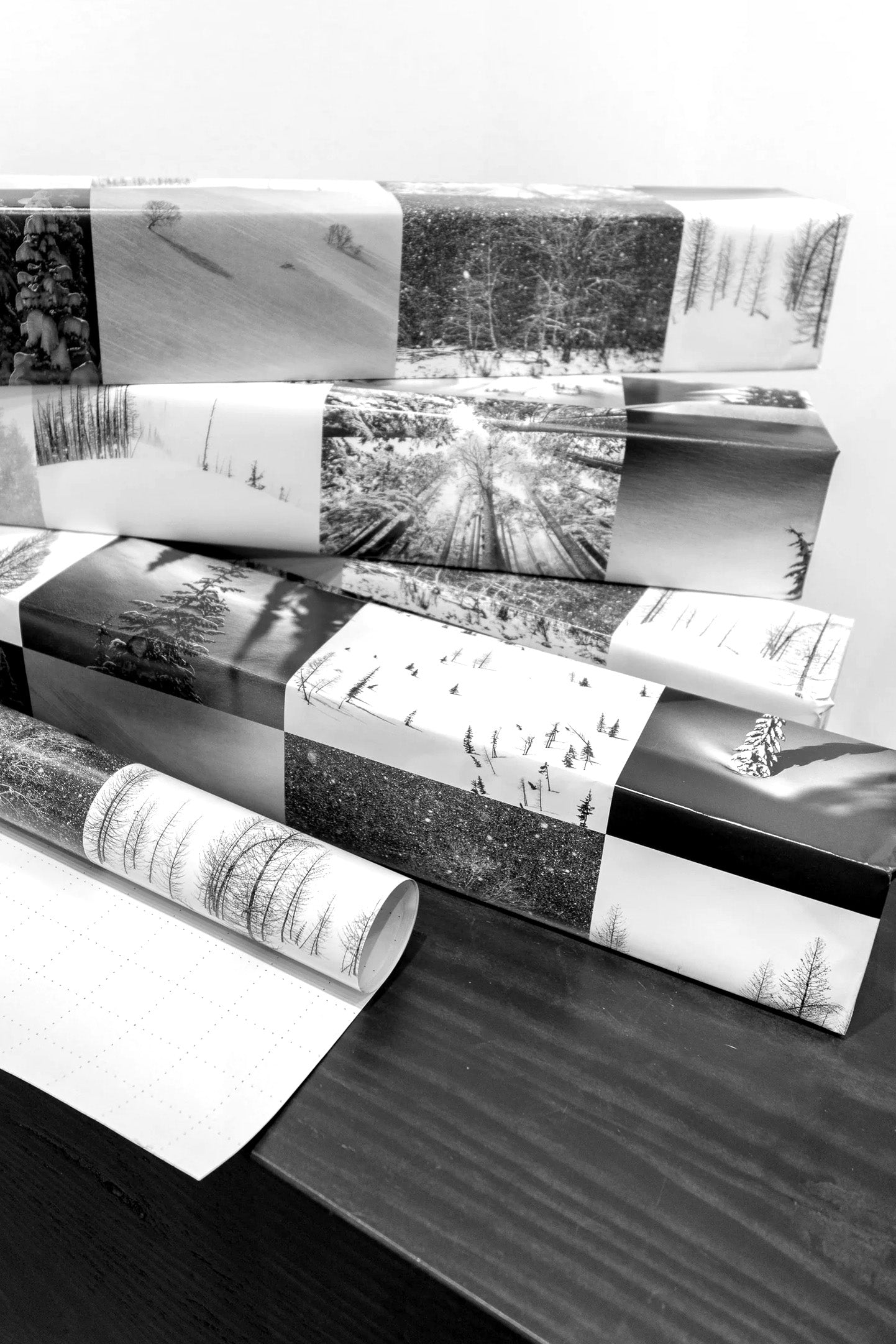 Snowy Trees Gift Wrapping Paper