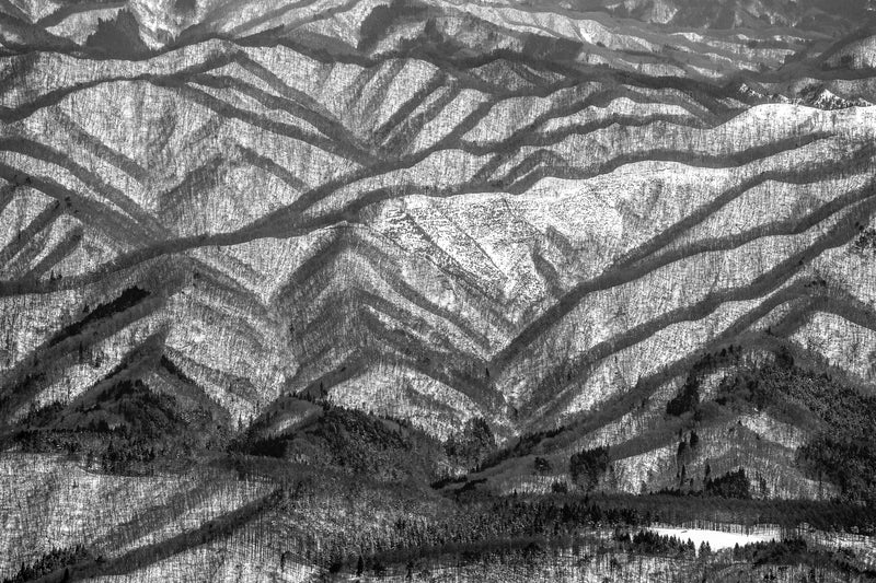 Japanese Hills Horizontal: 32x48 Limited Edition Framed Print