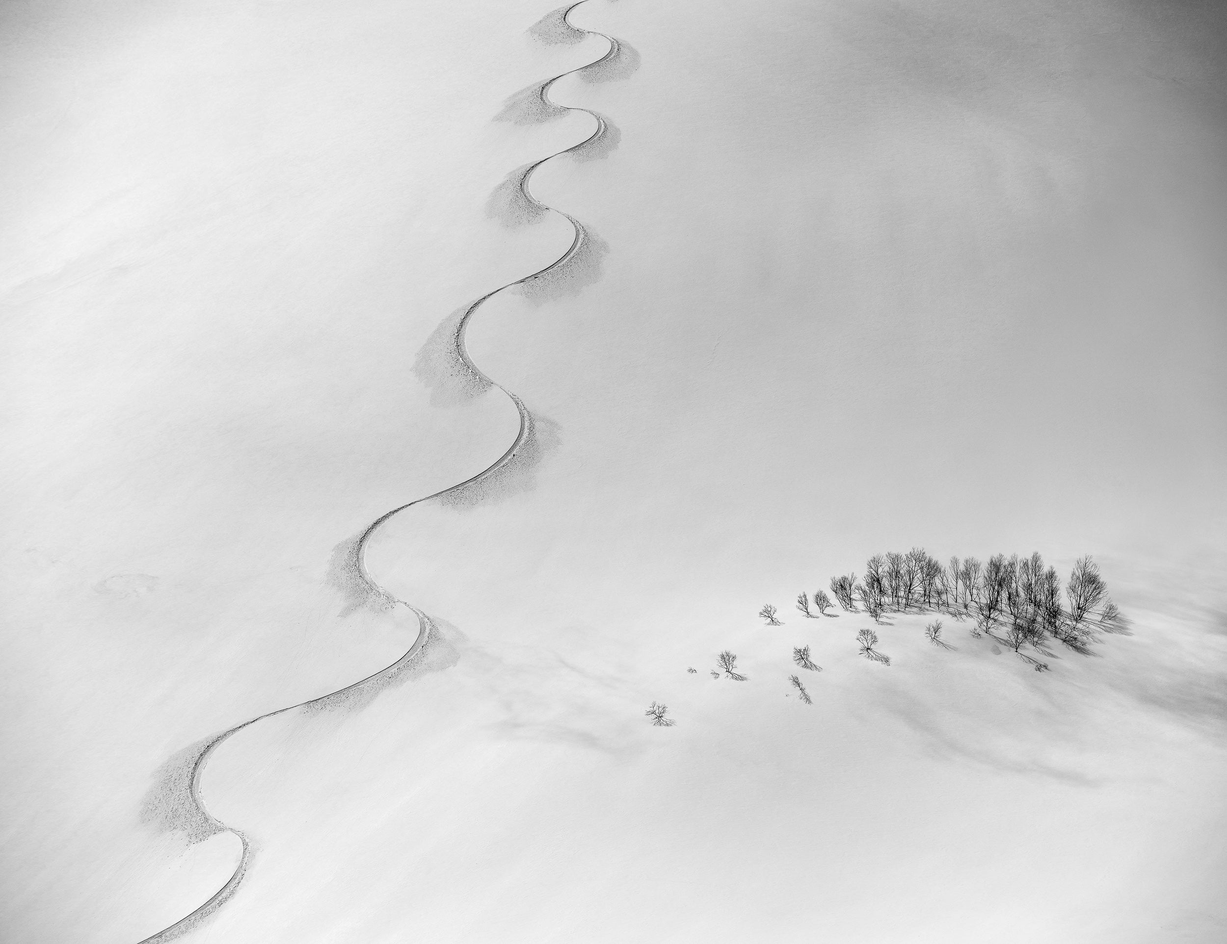 Single Track on Norikura: 11x14 Open Edition Matted Print