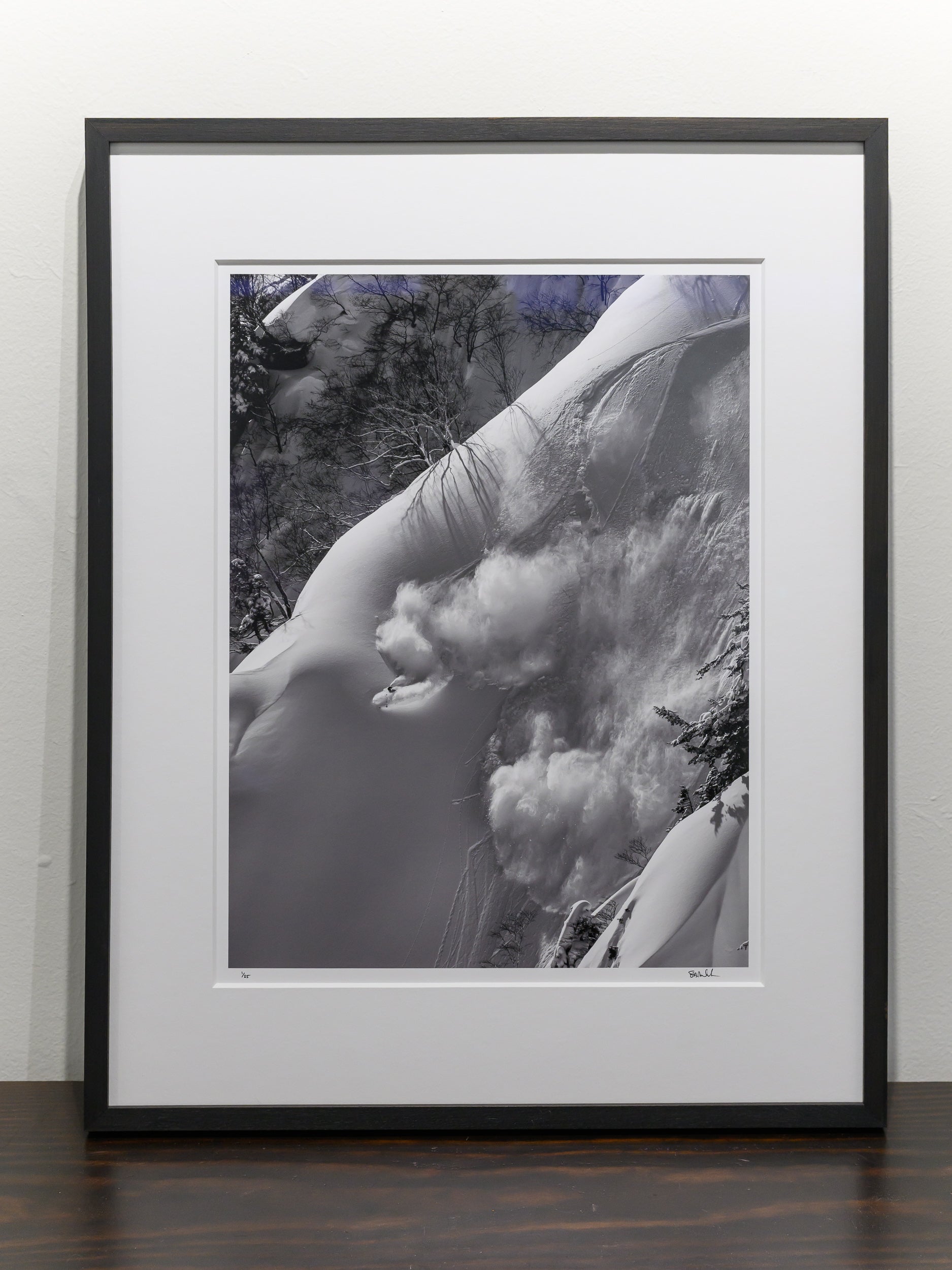 Deep Powder on Goryu Spine: Limited Edition Framed Print