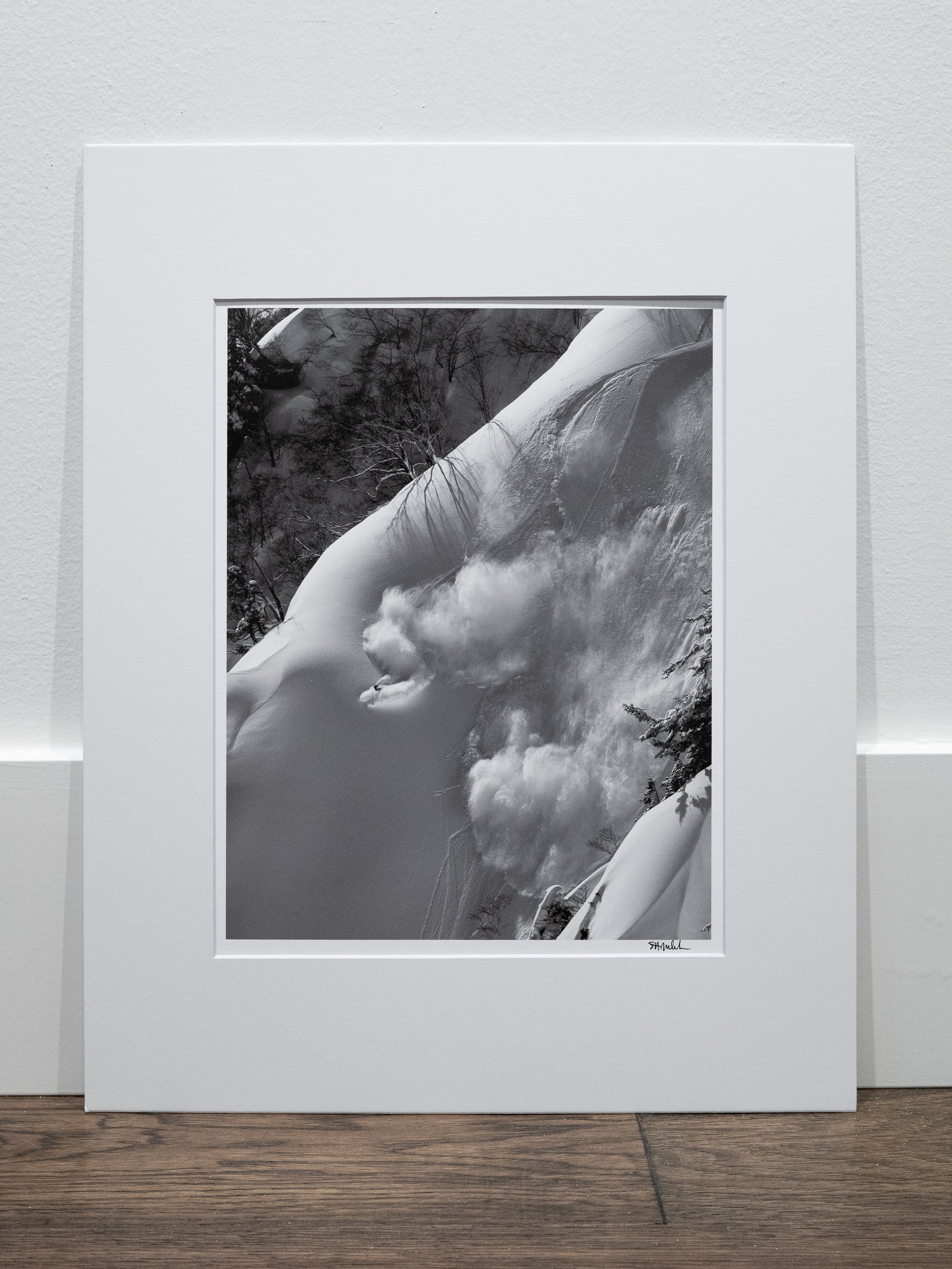 Deep Powder on Goryu Spine: 11x14 Open Edition Matted Print